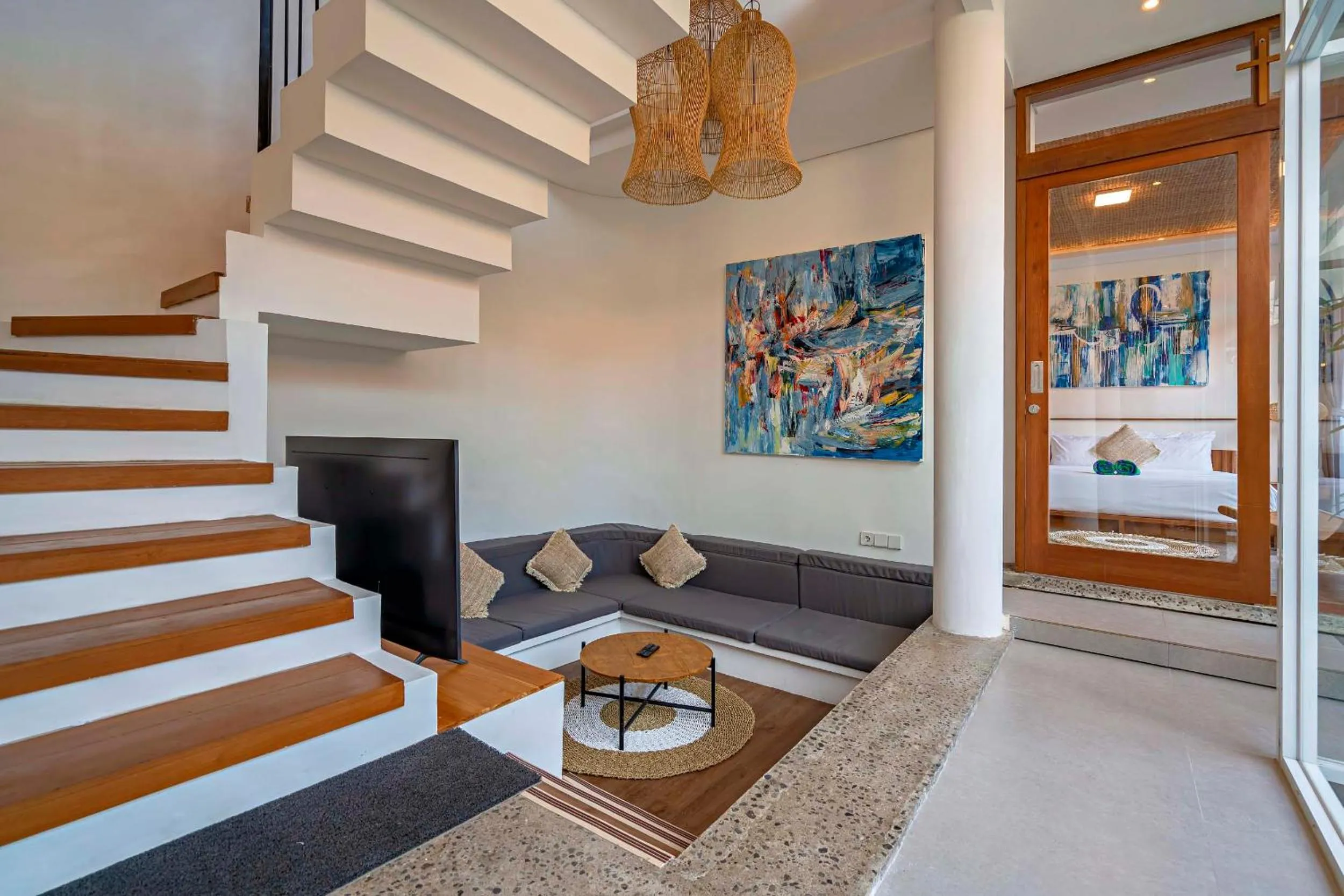 Living room in Villa Kemiri - Canggu near Batu Bolong Beach