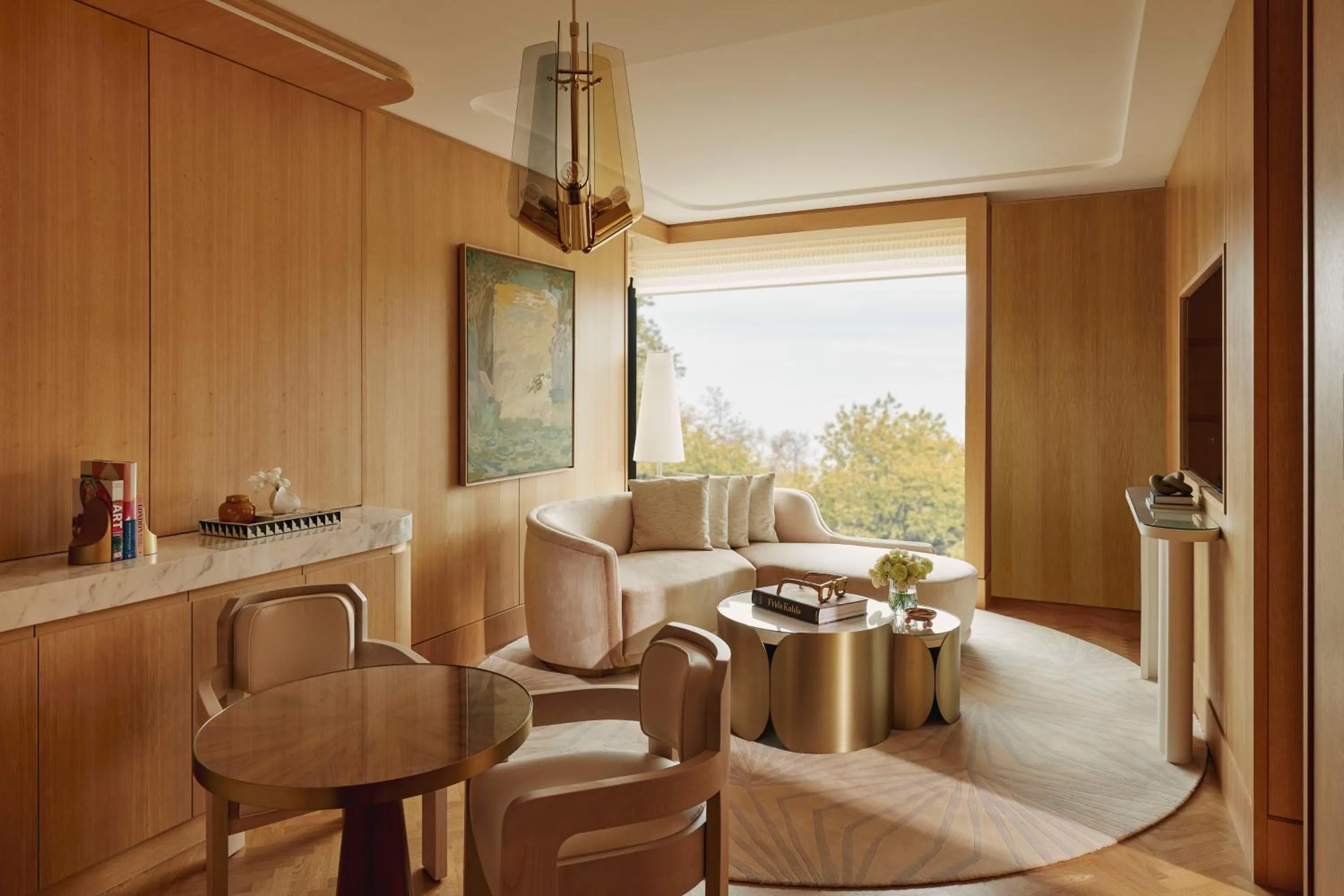 Living room in The Emory, Maybourne