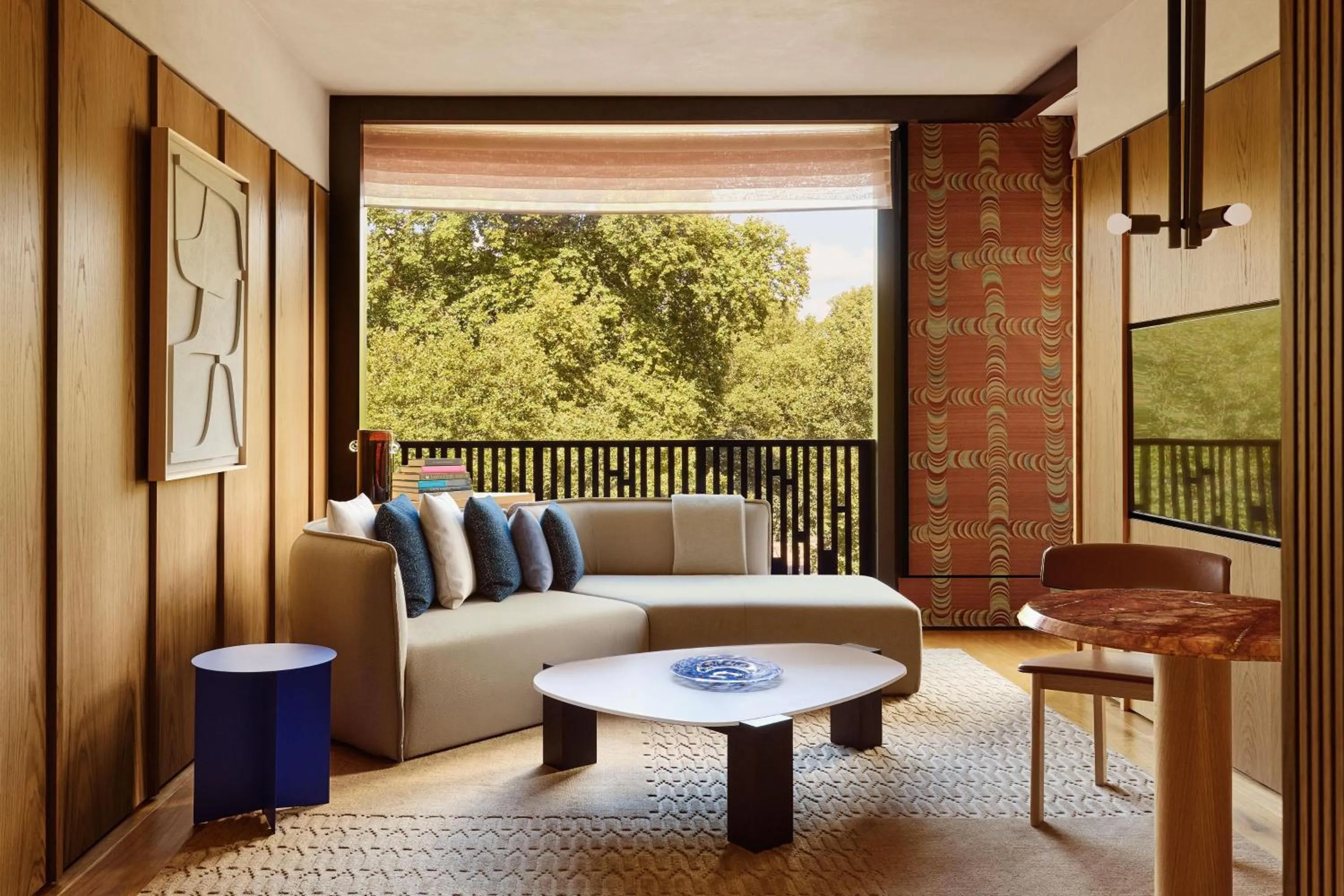 Living room in The Emory, Maybourne