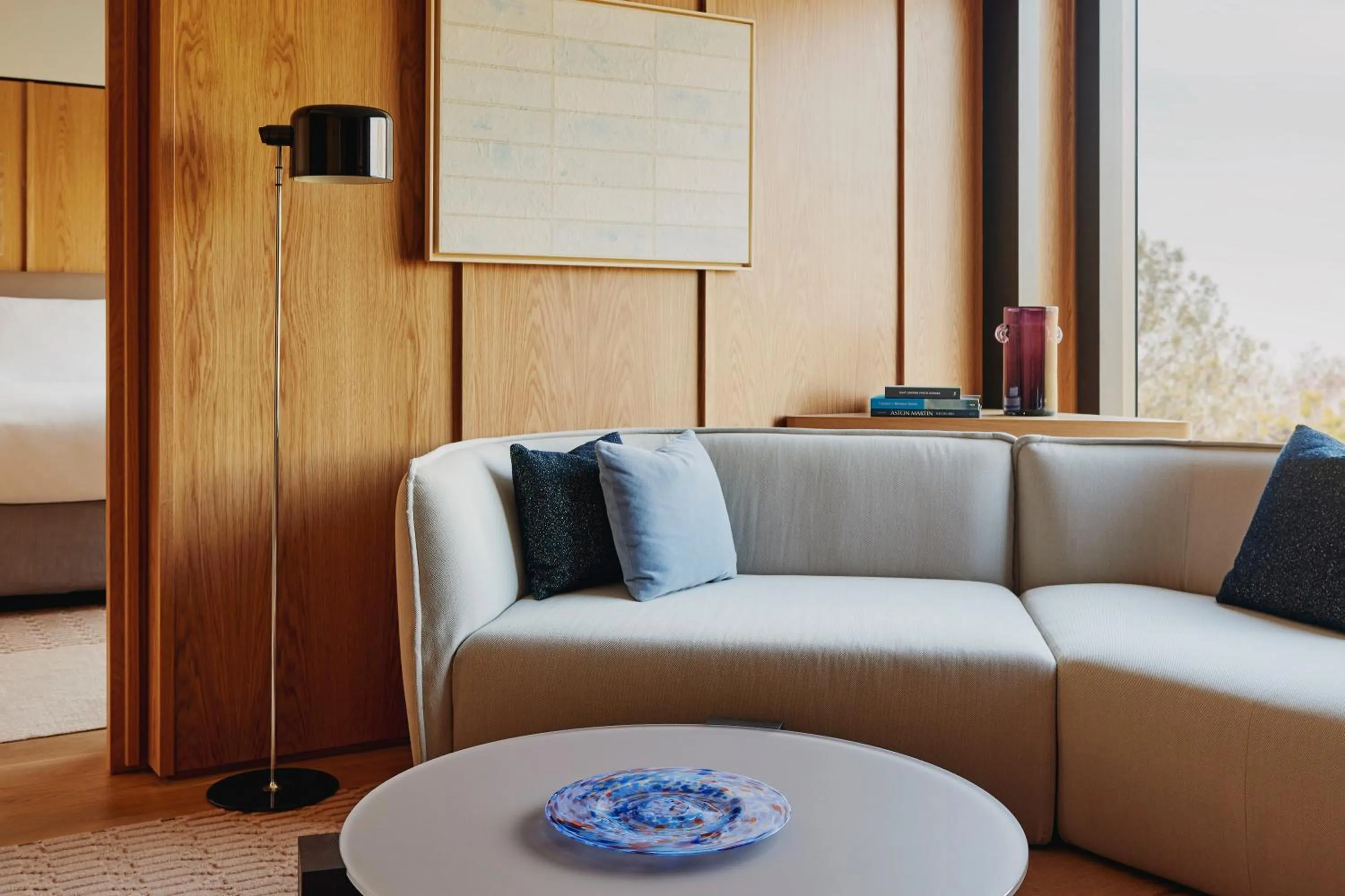 Living room in The Emory, Maybourne