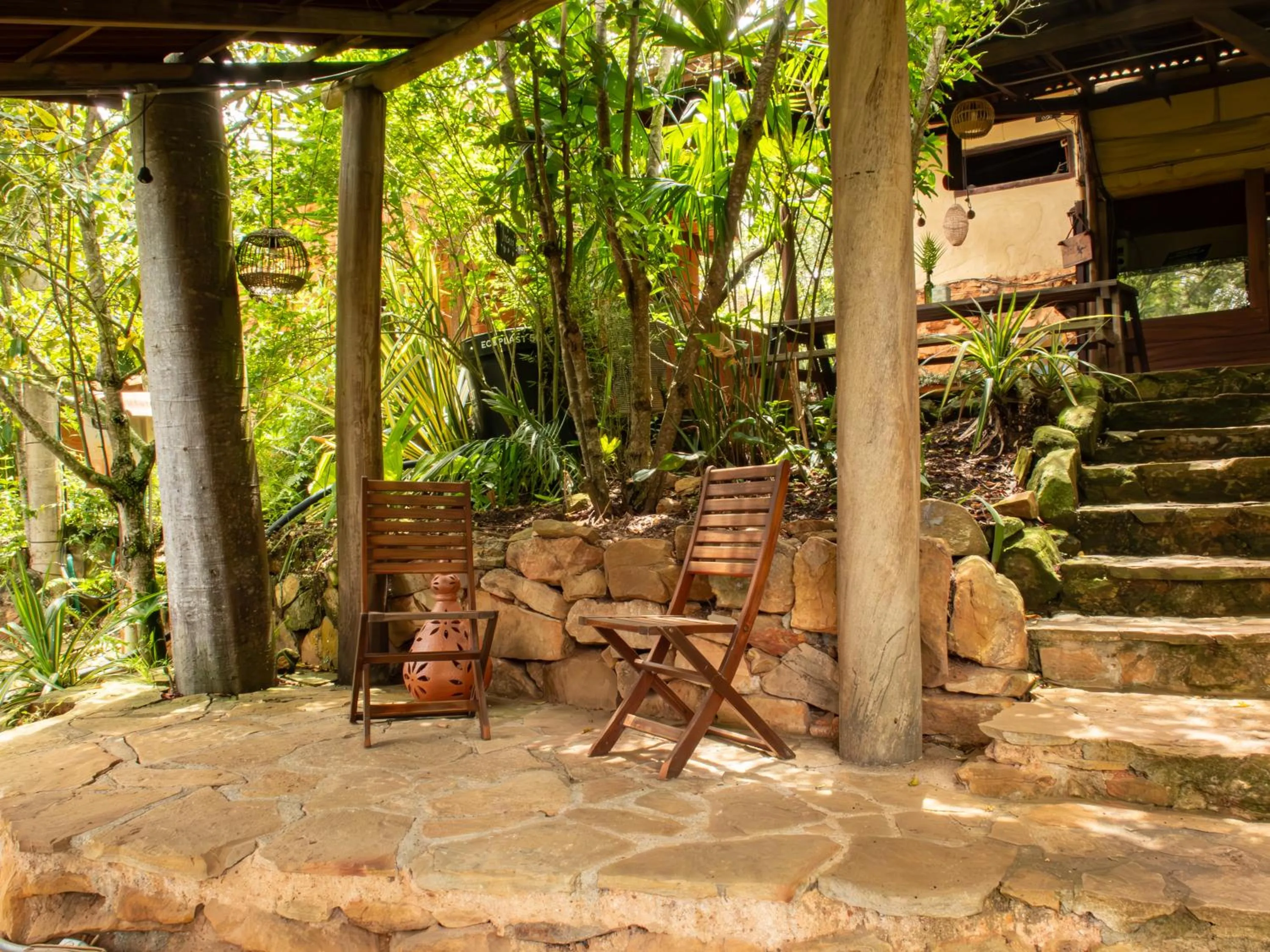 Patio in REFUGIO LA ROCA