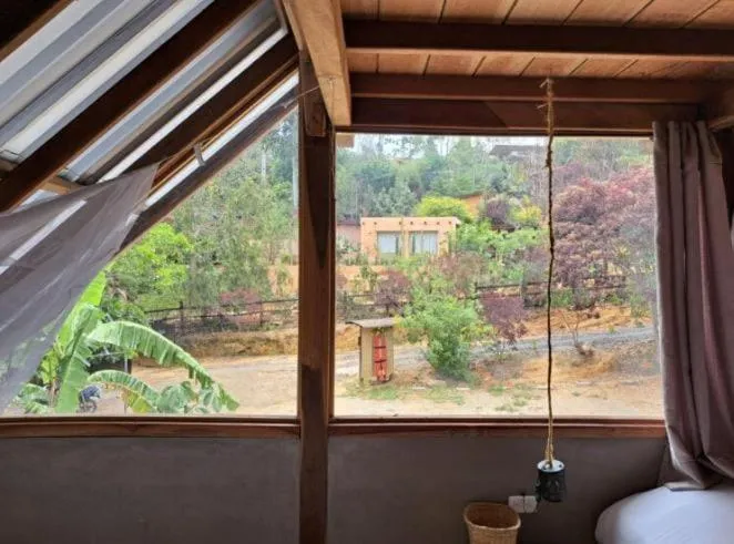 Garden view in REFUGIO LA ROCA