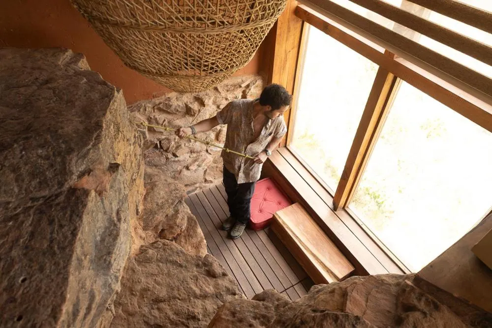 Decorative detail in REFUGIO LA ROCA
