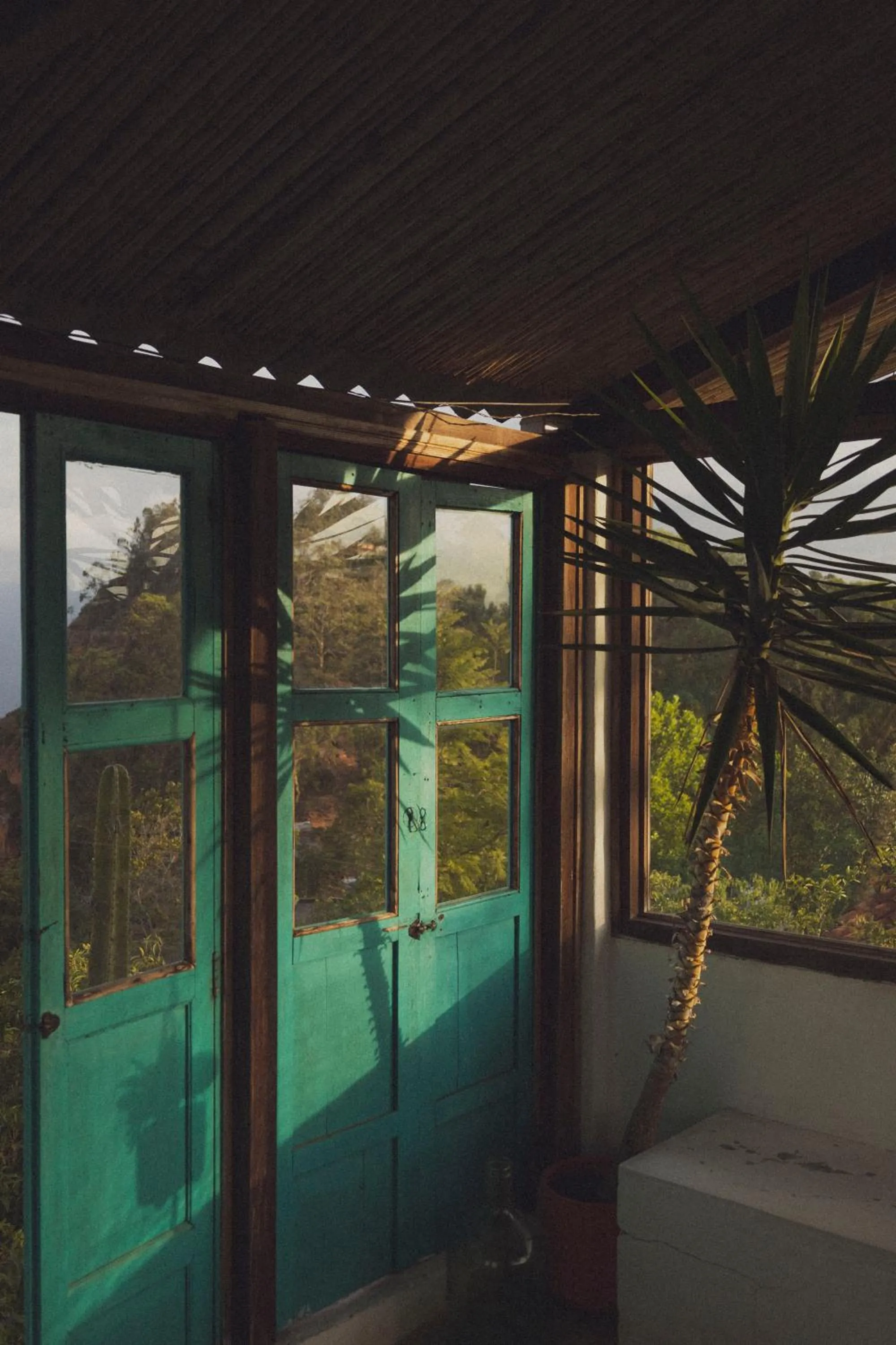 Balcony/Terrace, Bed in REFUGIO LA ROCA
