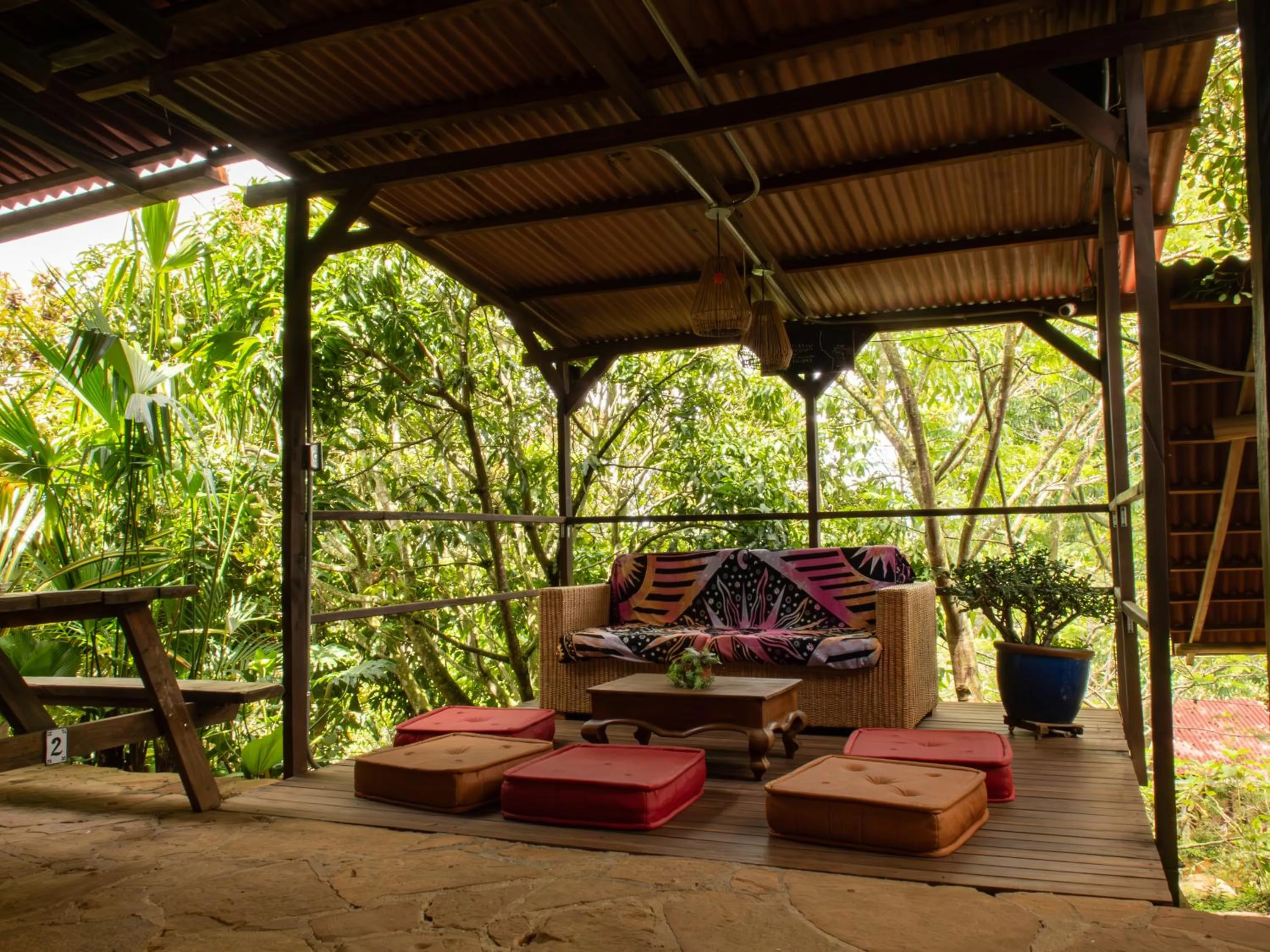 Living room in REFUGIO LA ROCA