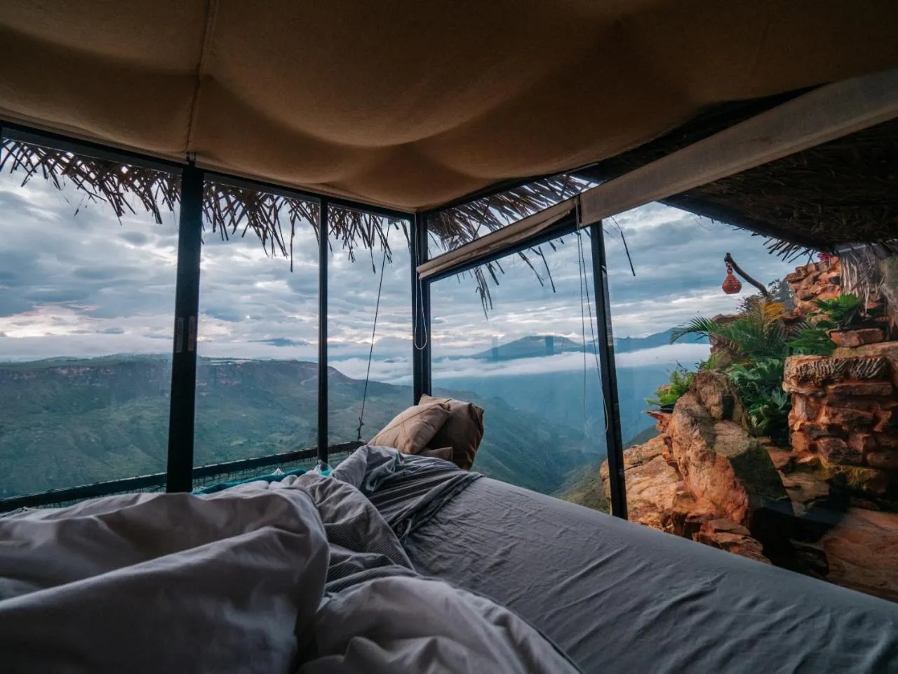 Bed in REFUGIO LA ROCA