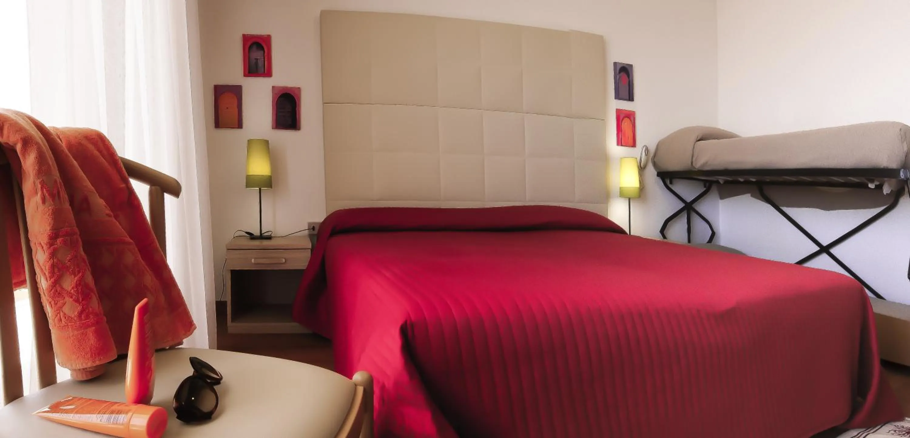 Bed in Hotel Telenia