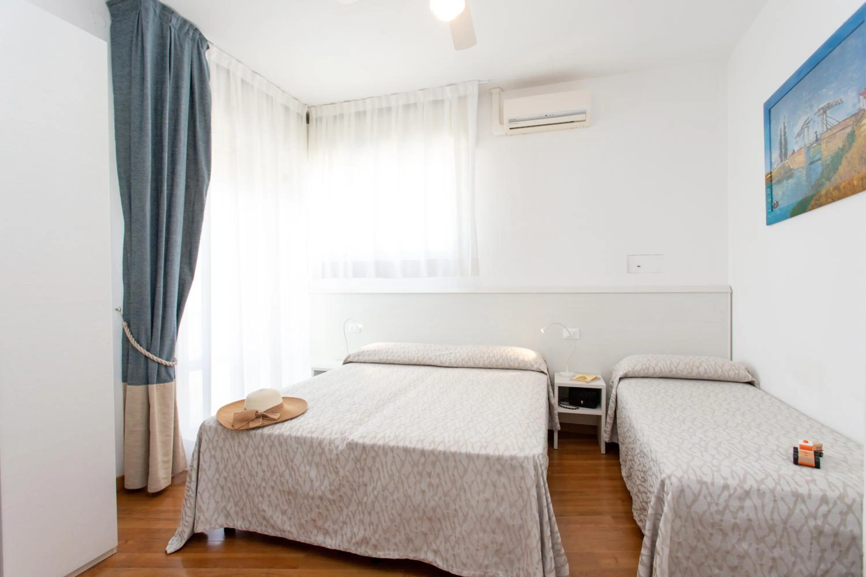 Bed in Hotel Telenia