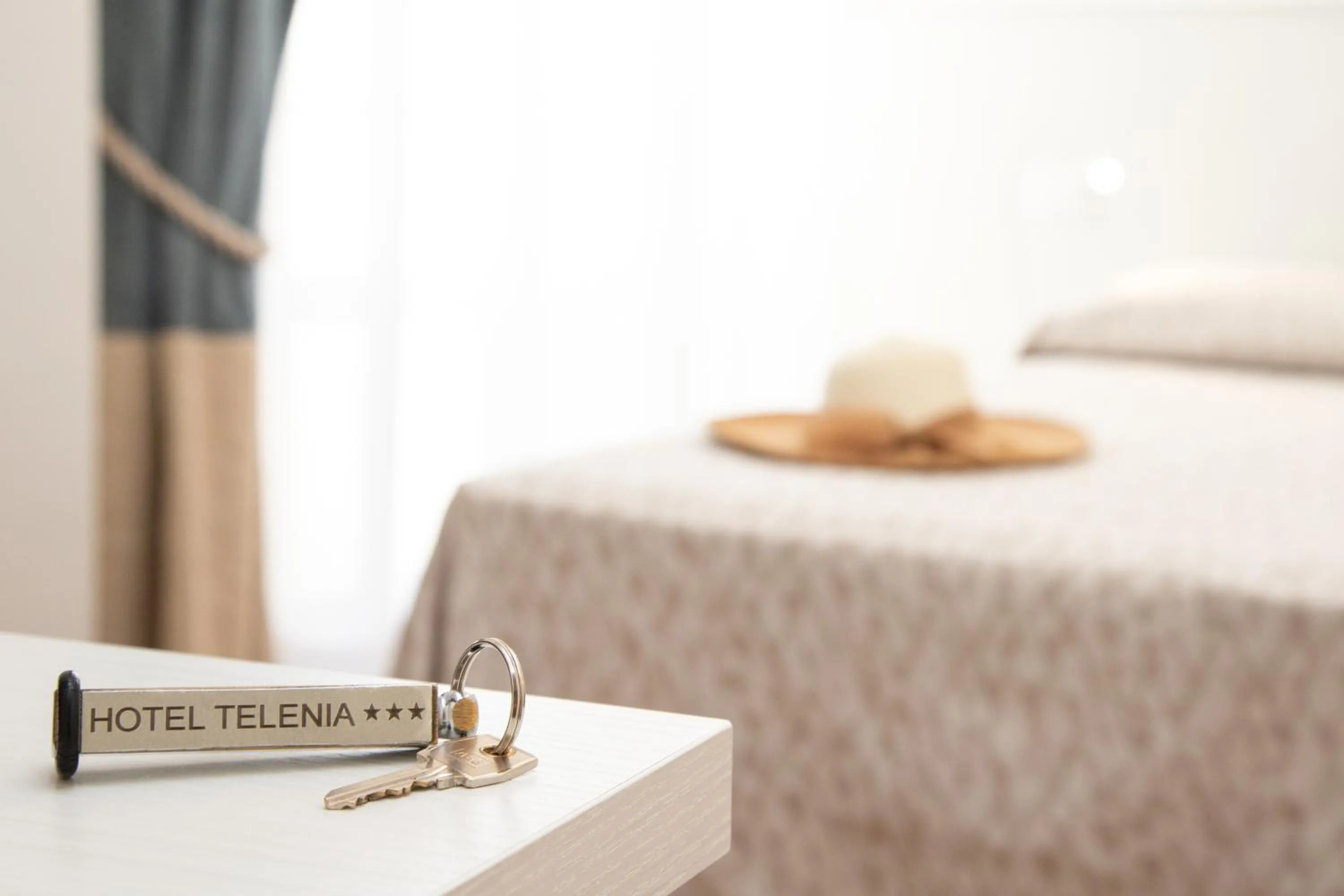 Bed in Hotel Telenia