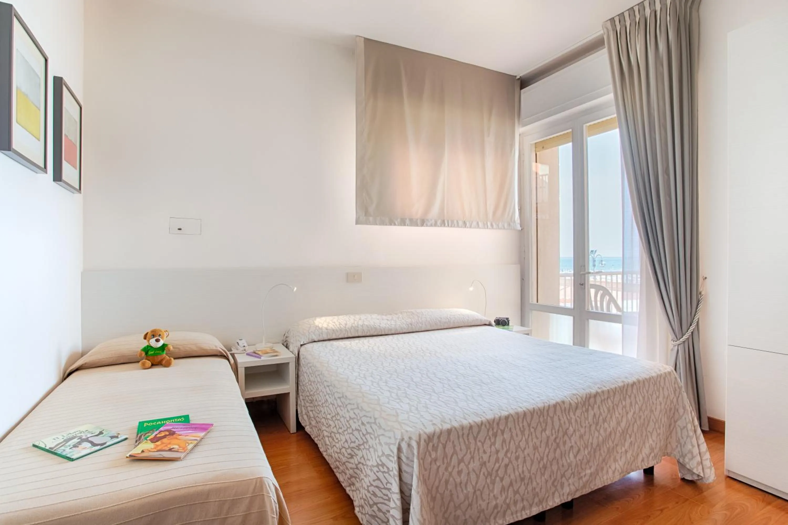 Bed in Hotel Telenia