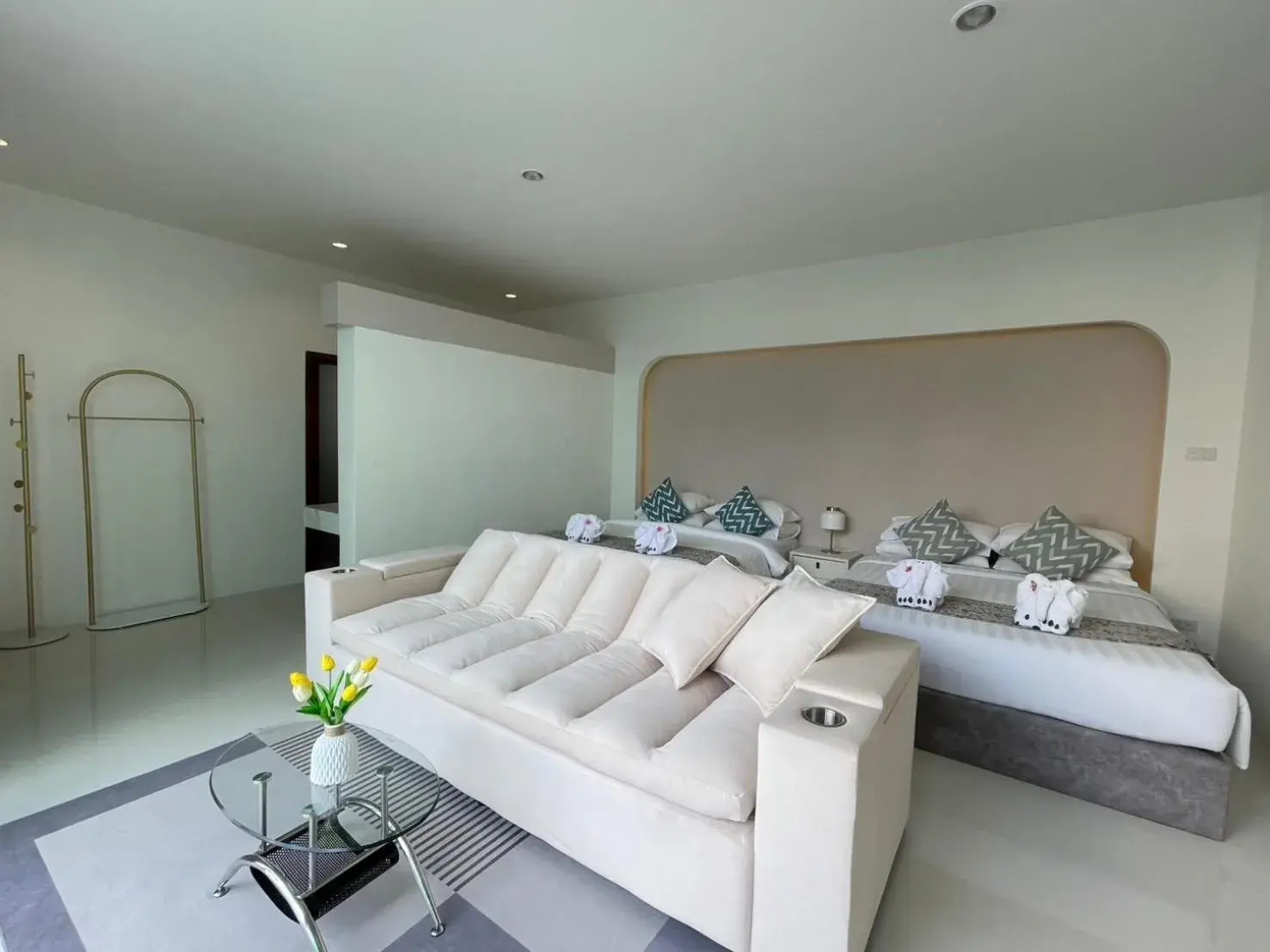 Bed in Saranya River House สรัญญาริเวอร์เฮาส์ Bed in Saranya River House สรัญญาริเวอร์เฮาส์