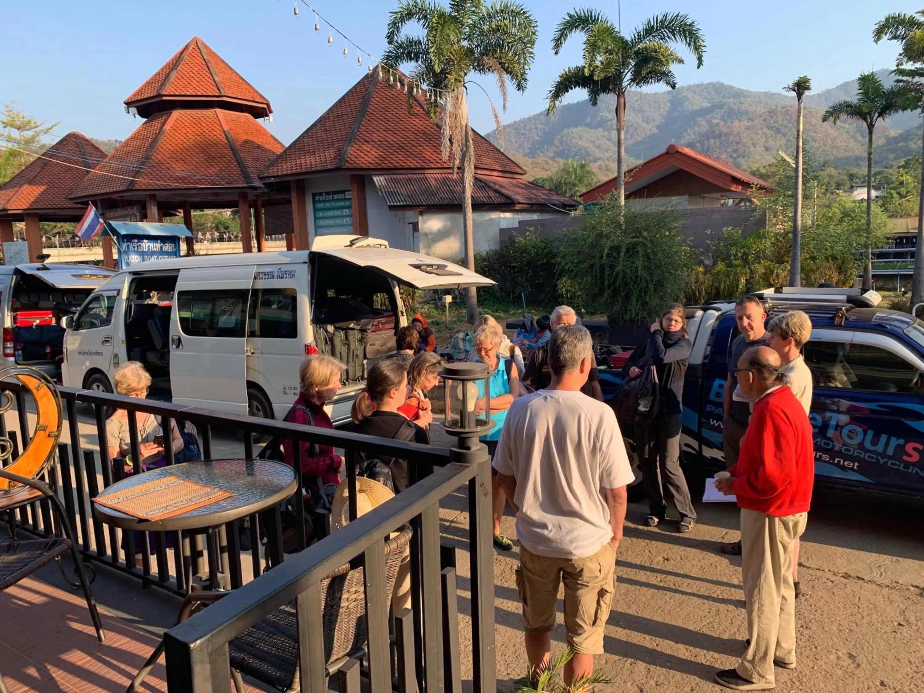 Balcony/Terrace in Saranya River House สรัญญาริเวอร์เฮาส์