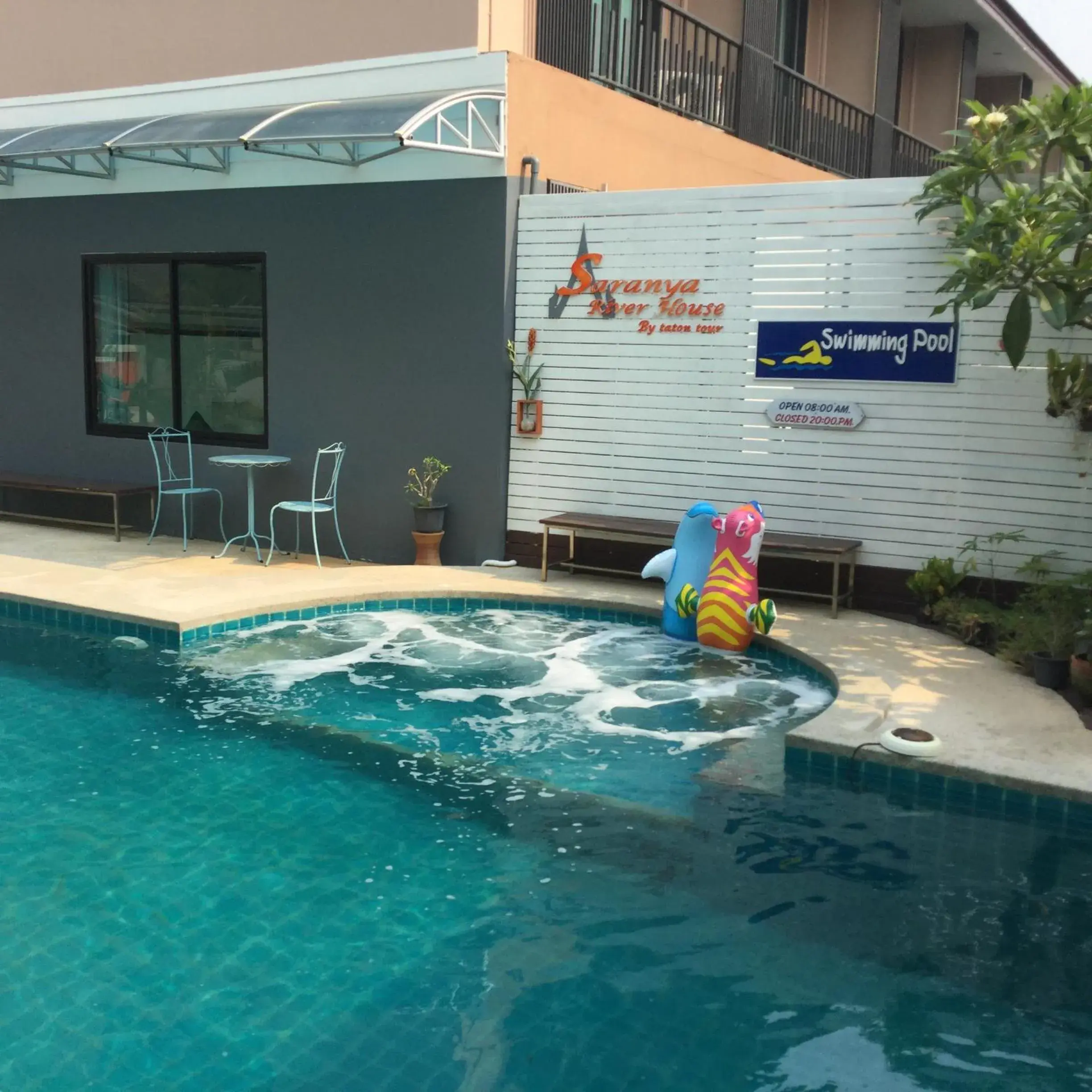 Swimming pool in Saranya River House สรัญญาริเวอร์เฮาส์ Swimming pool in Saranya River House สรัญญาริเวอร์เฮาส์