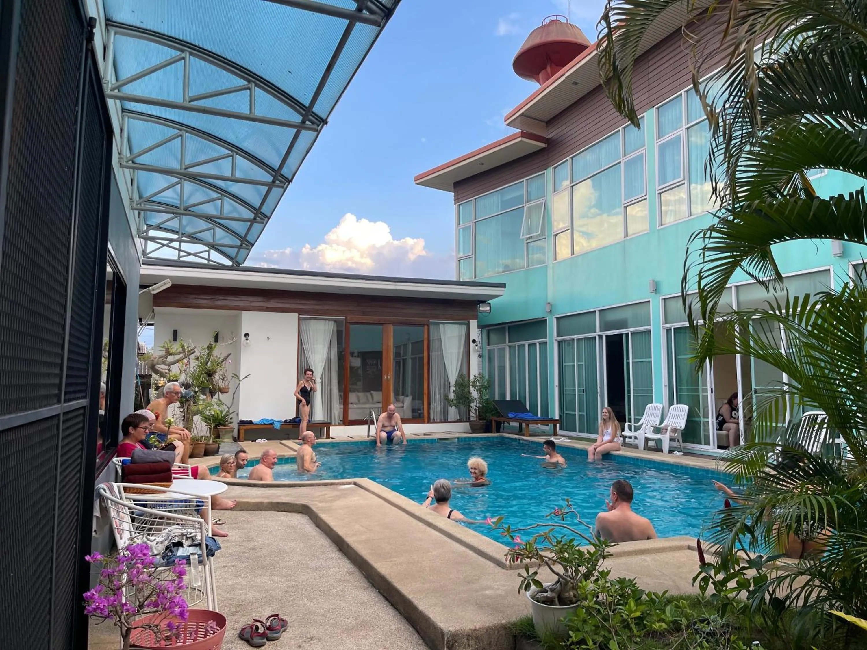 Swimming pool in Saranya River House สรัญญาริเวอร์เฮาส์