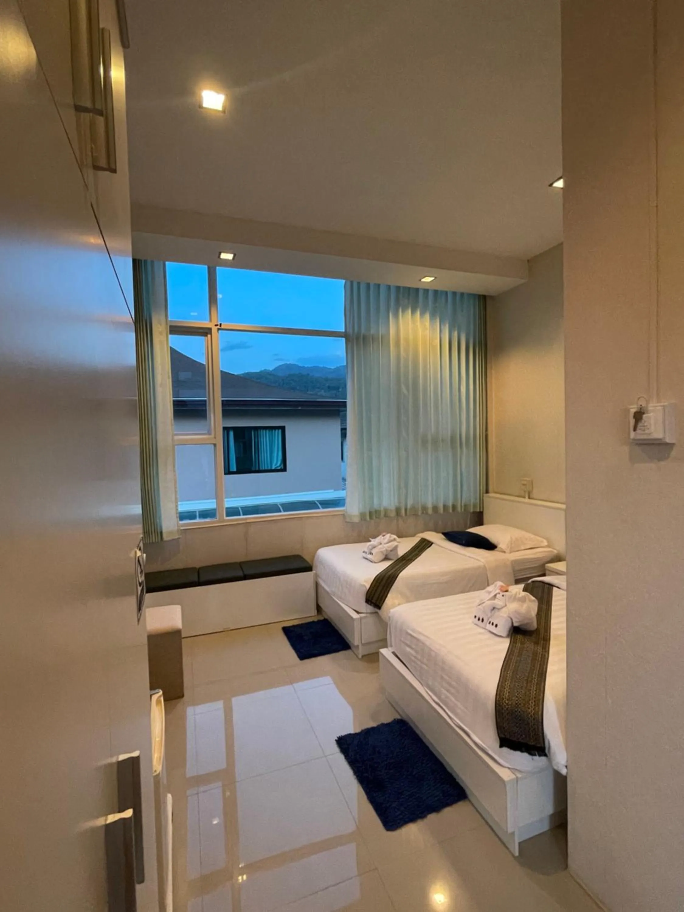 Bed in Saranya River House สรัญญาริเวอร์เฮาส์