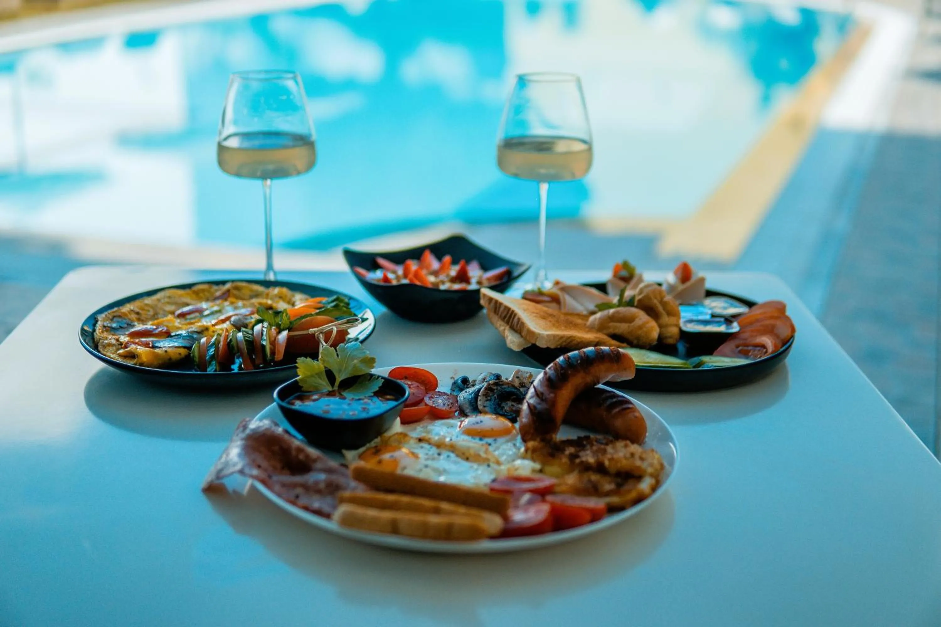 Food and drinks in Melitsa corfu hotel