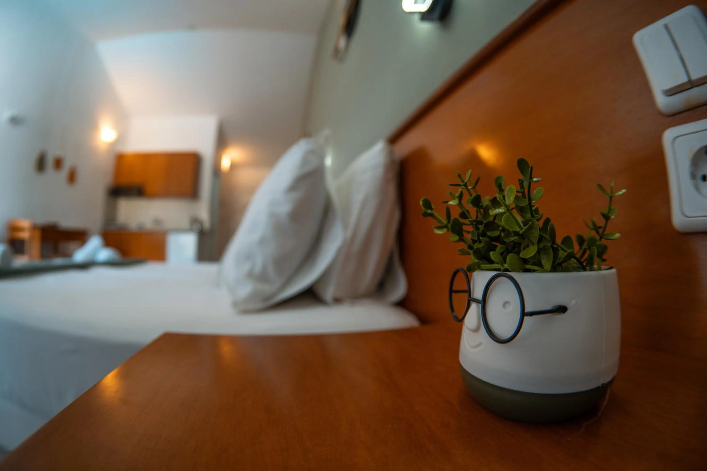 Bed in Melitsa corfu hotel