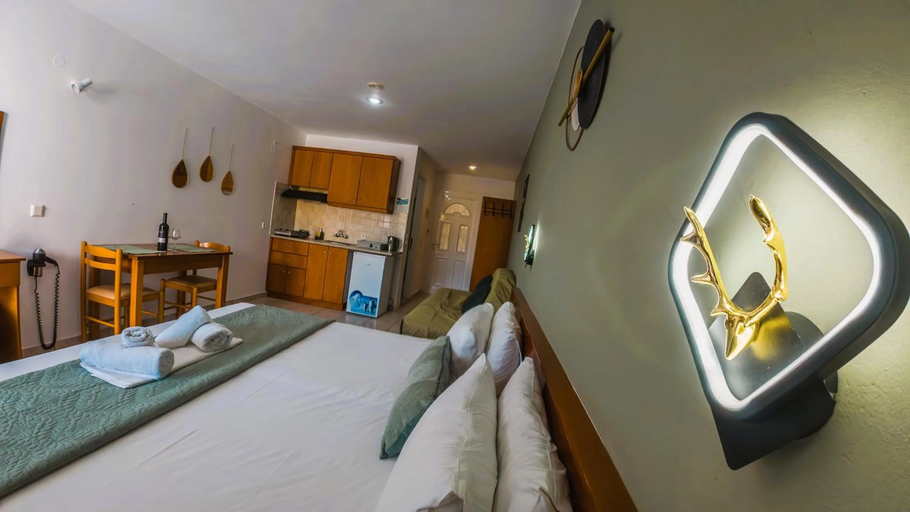 Bed in Melitsa corfu hotel