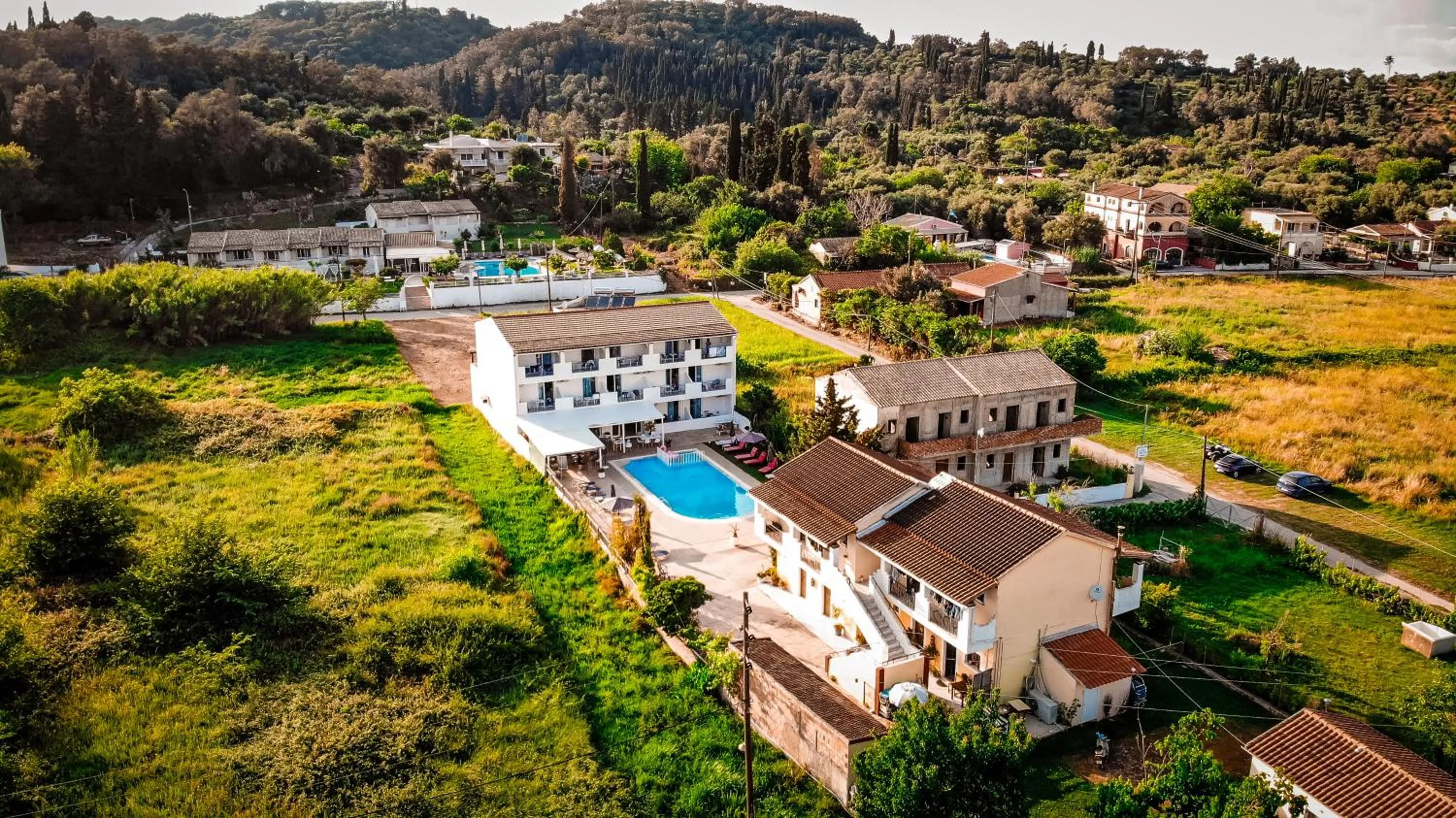 Property building in Melitsa corfu hotel