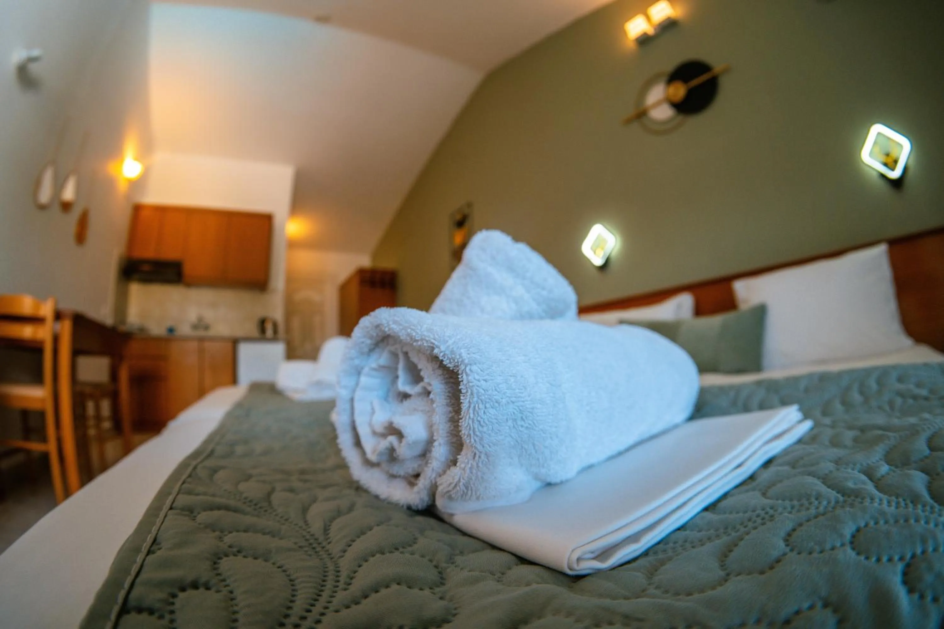Bed in Melitsa corfu hotel