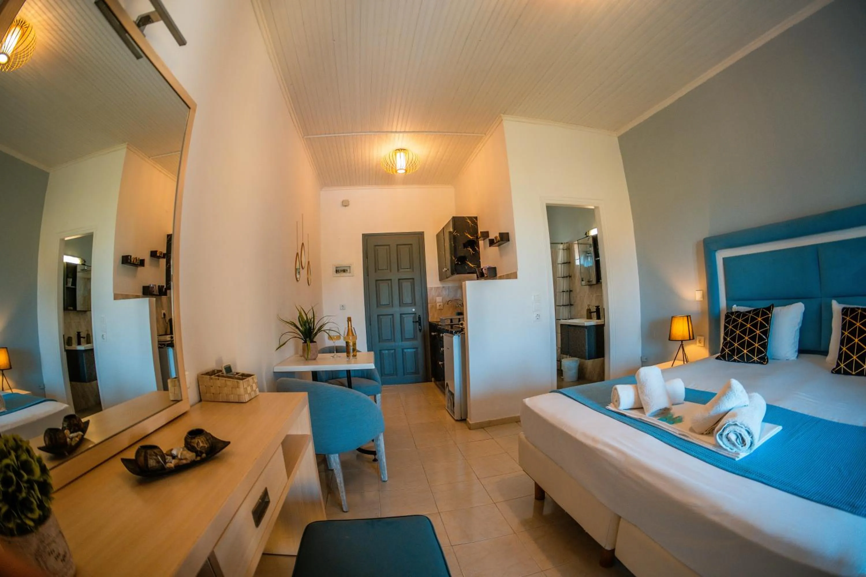 Bed in Melitsa corfu hotel