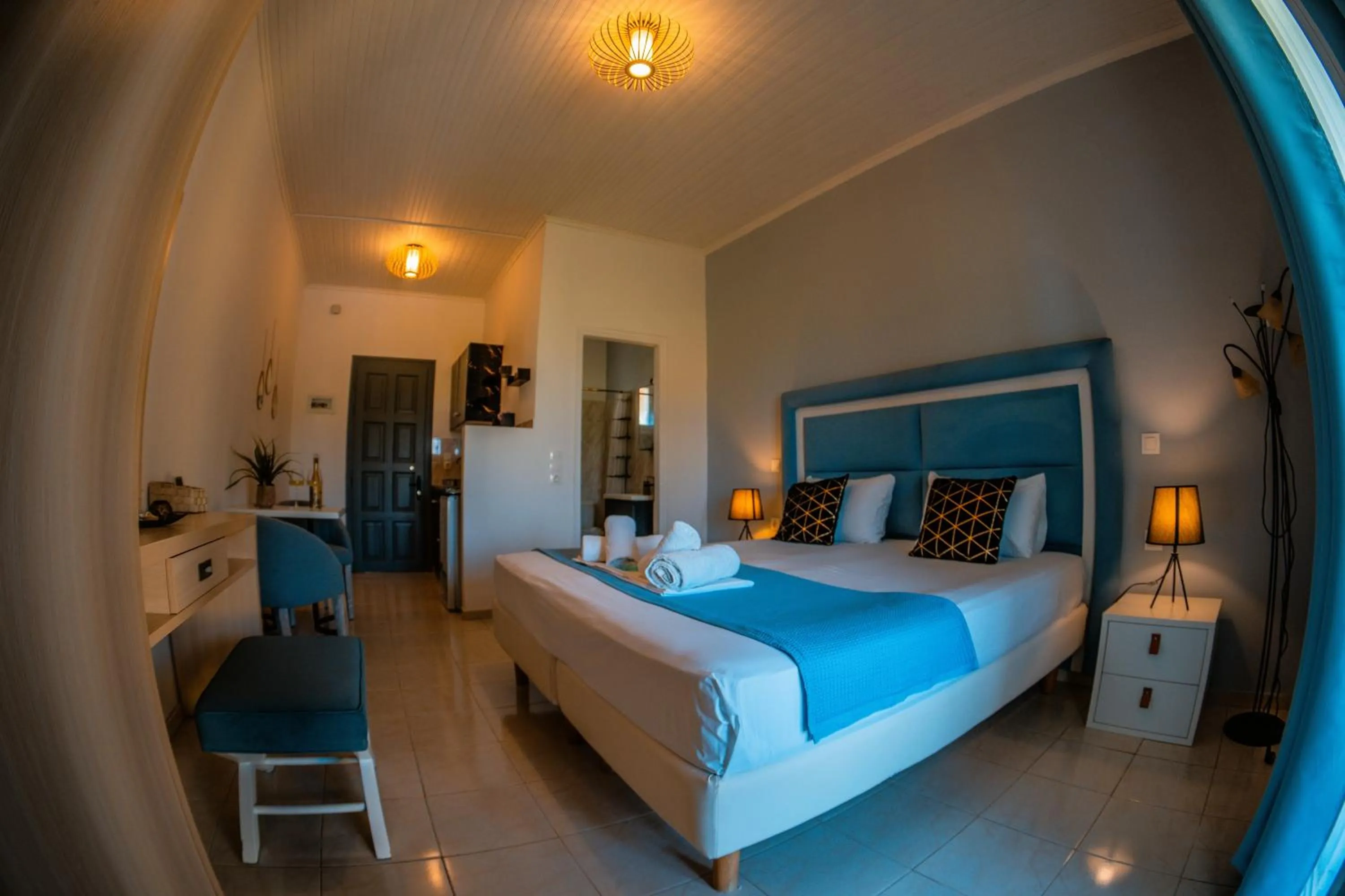 Bed in Melitsa corfu hotel