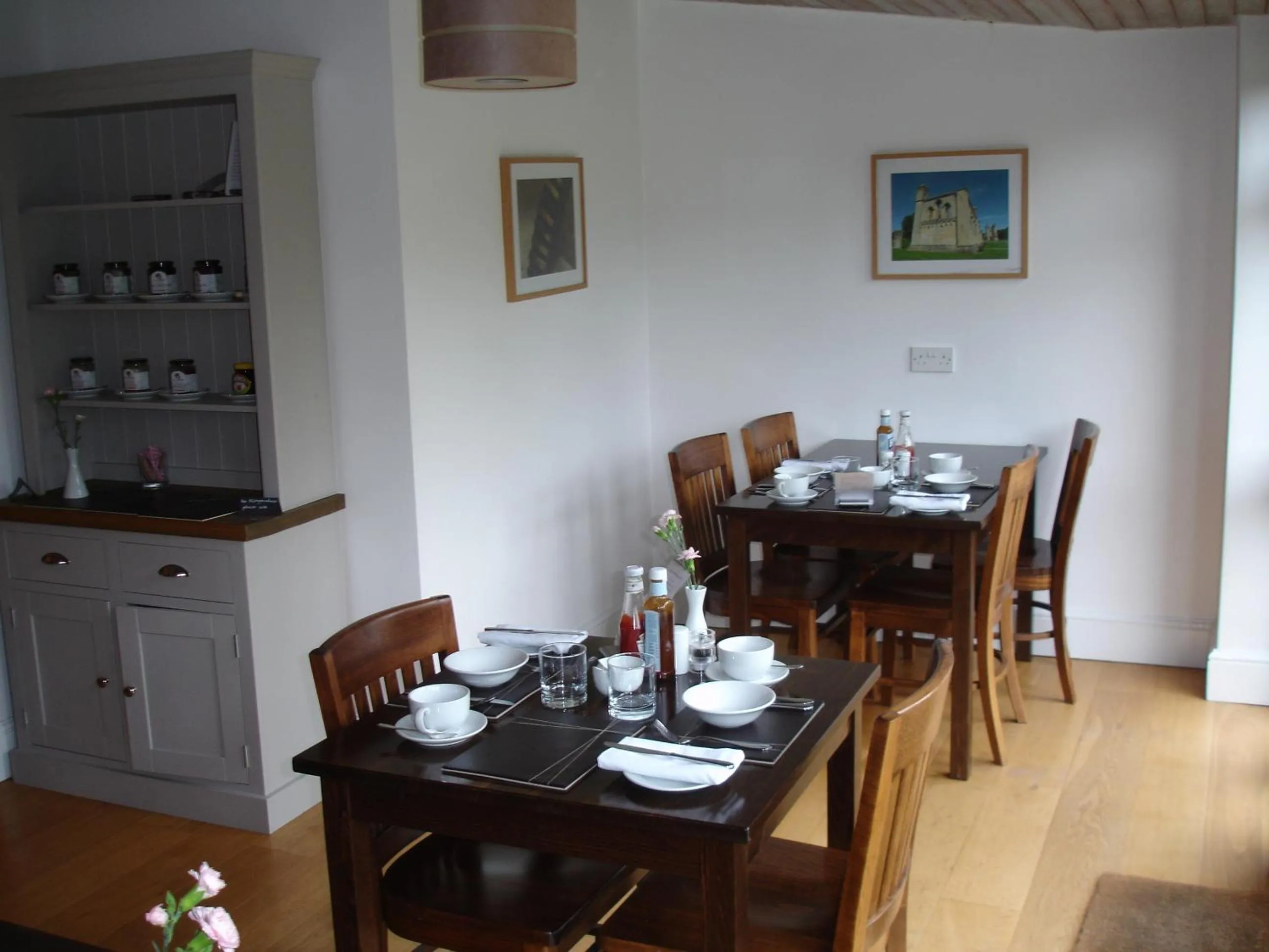 Dining area in Burcott Mill Guesthouse