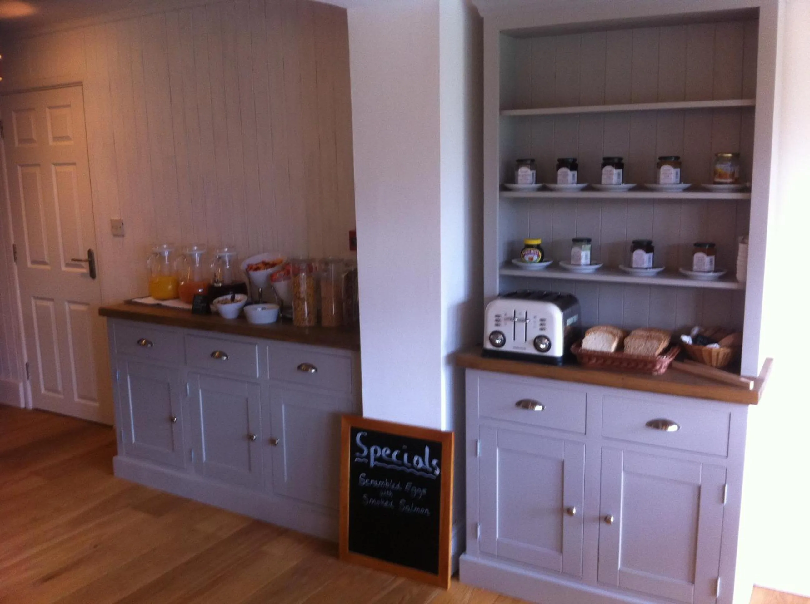 Dining area in Burcott Mill Guesthouse