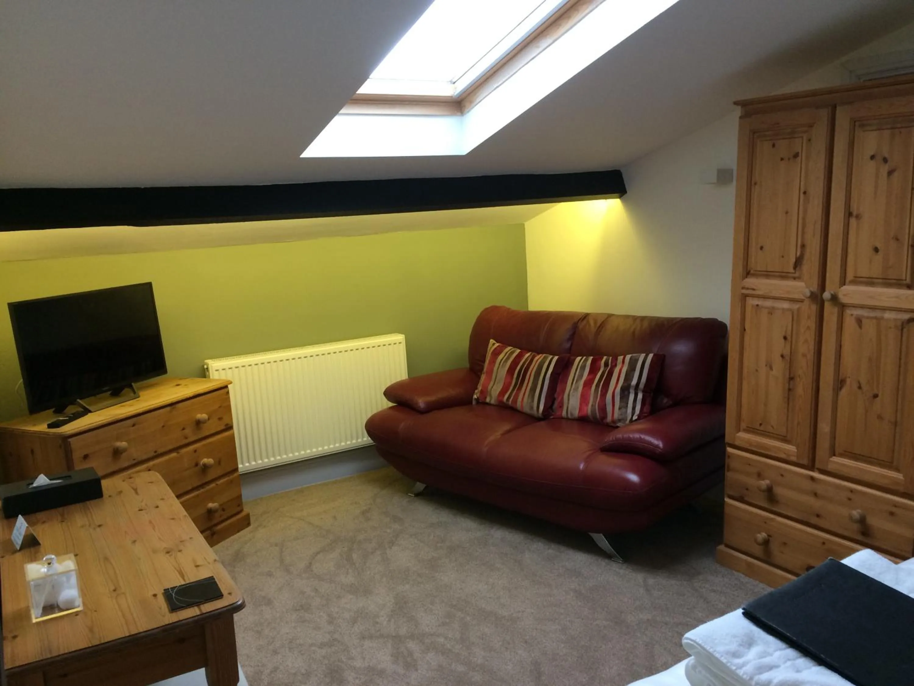 Seating area in Burcott Mill Guesthouse