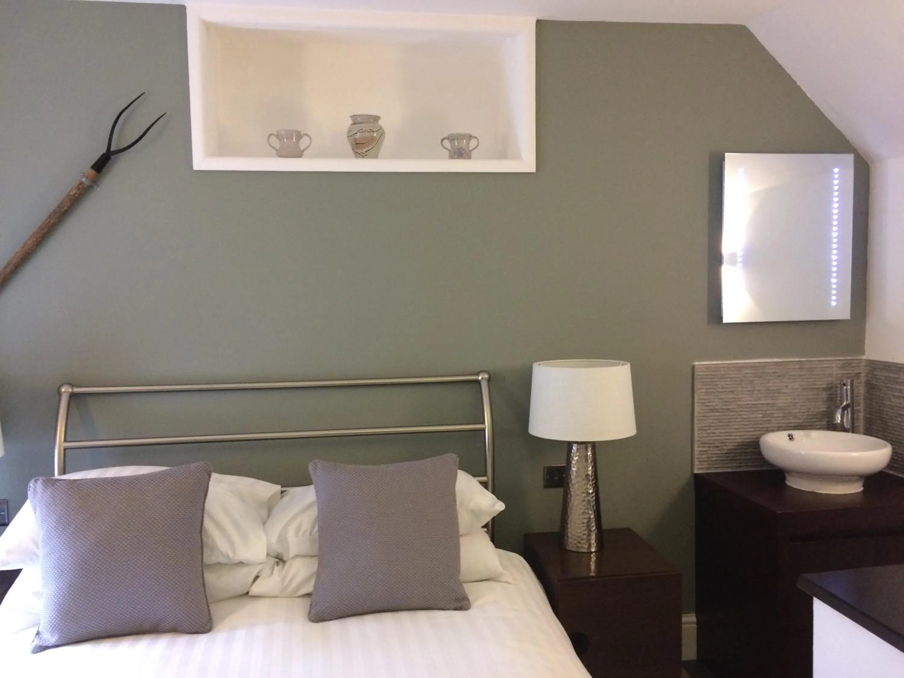 Bed in Burcott Mill Guesthouse