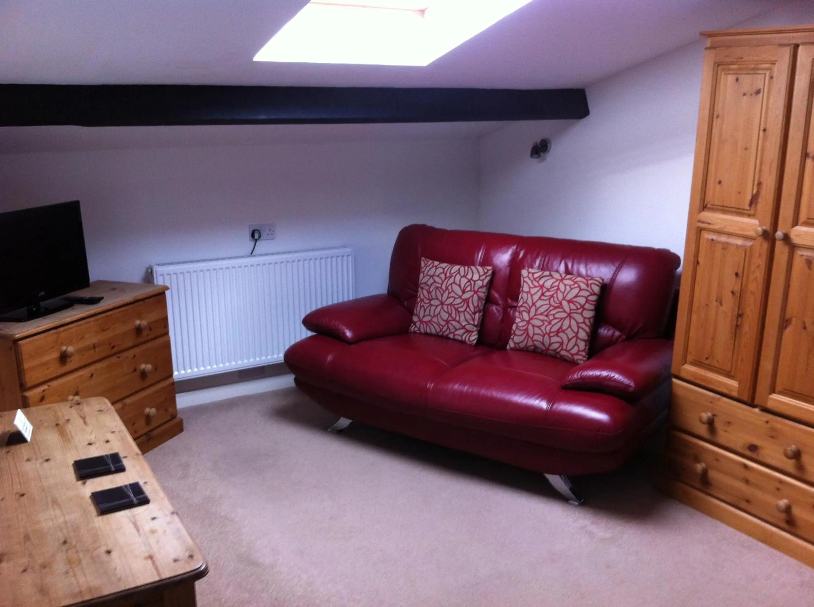 Seating area in Burcott Mill Guesthouse