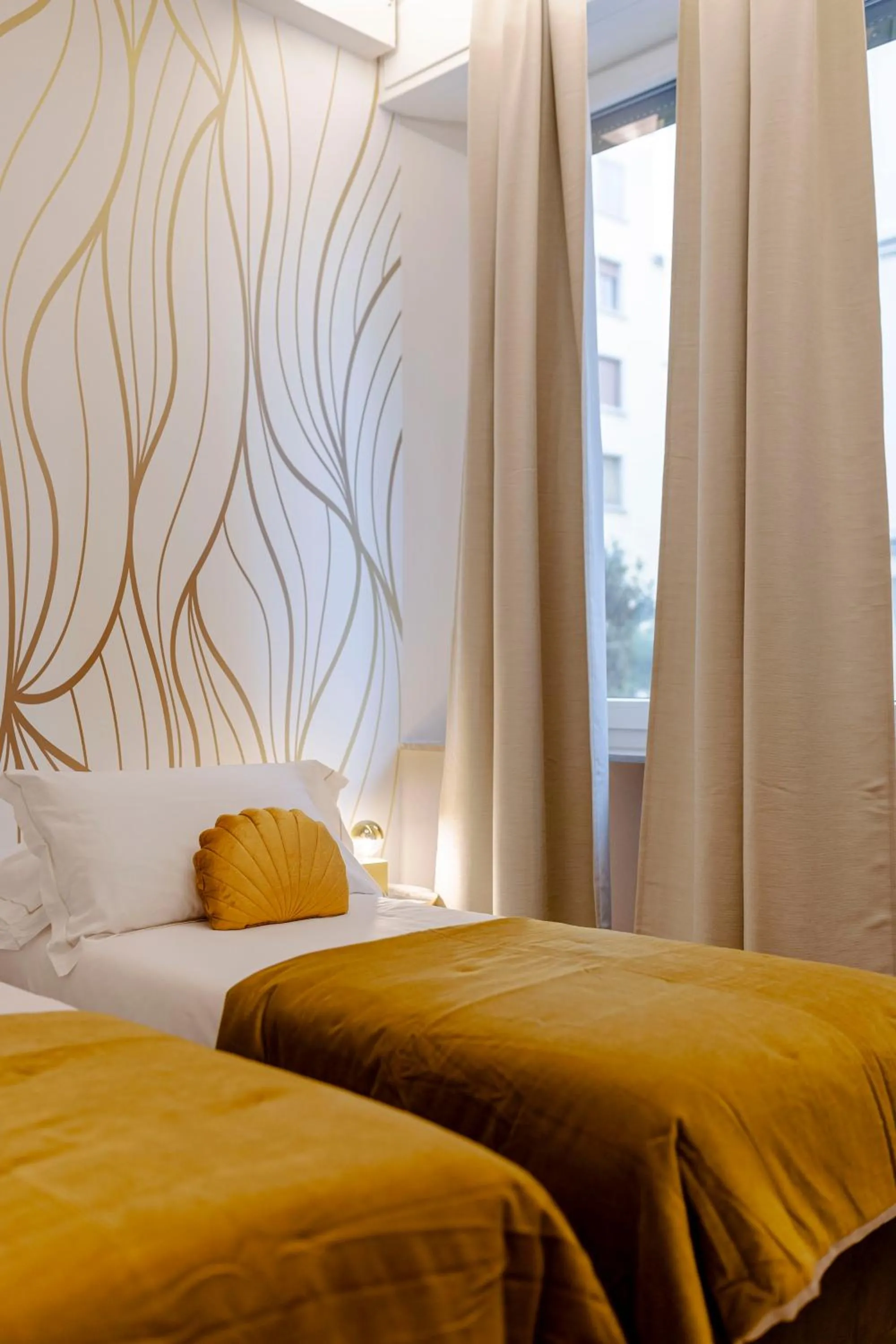 Bed in FLORENCE SEASONS B&B