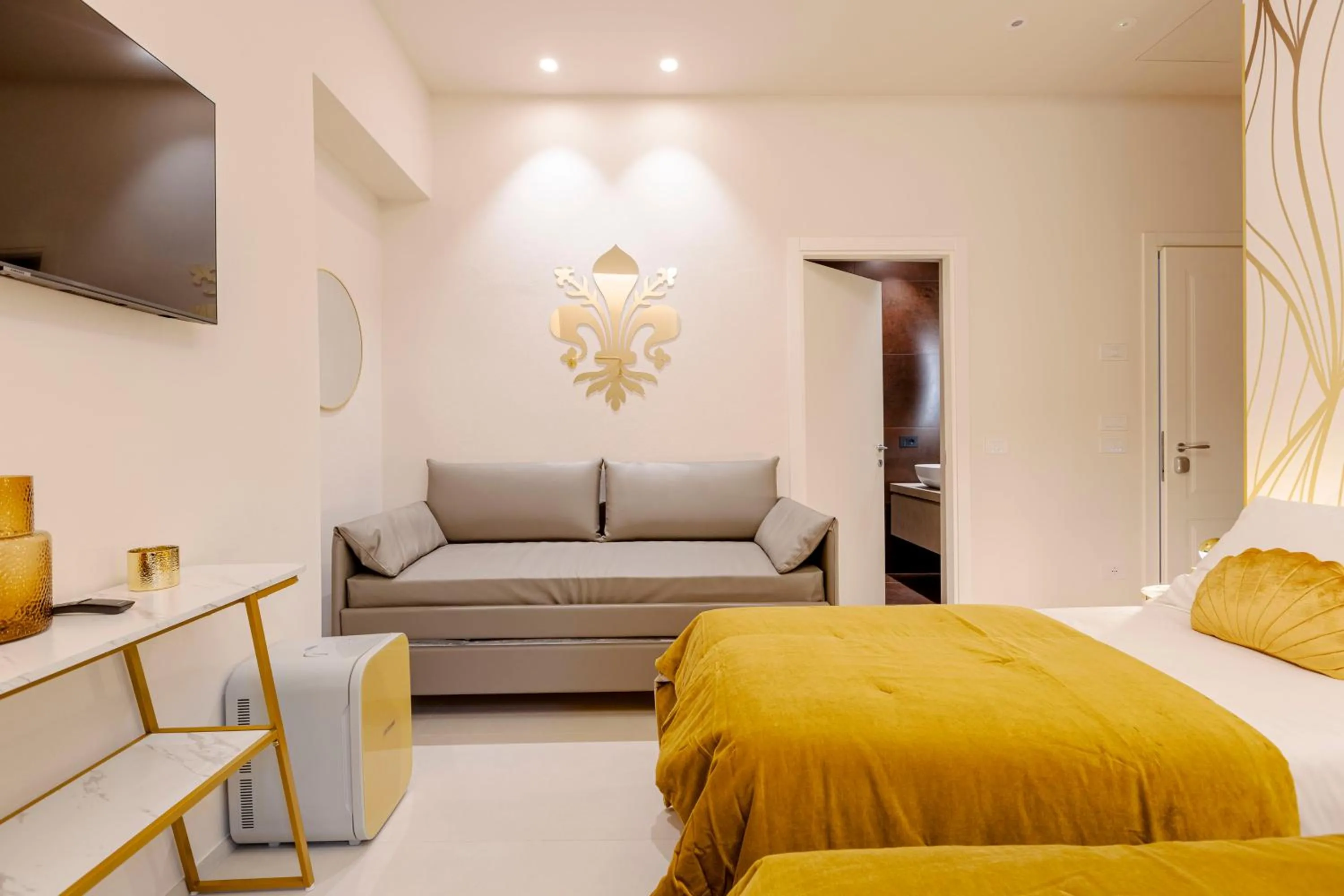 Bed in FLORENCE SEASONS B&B