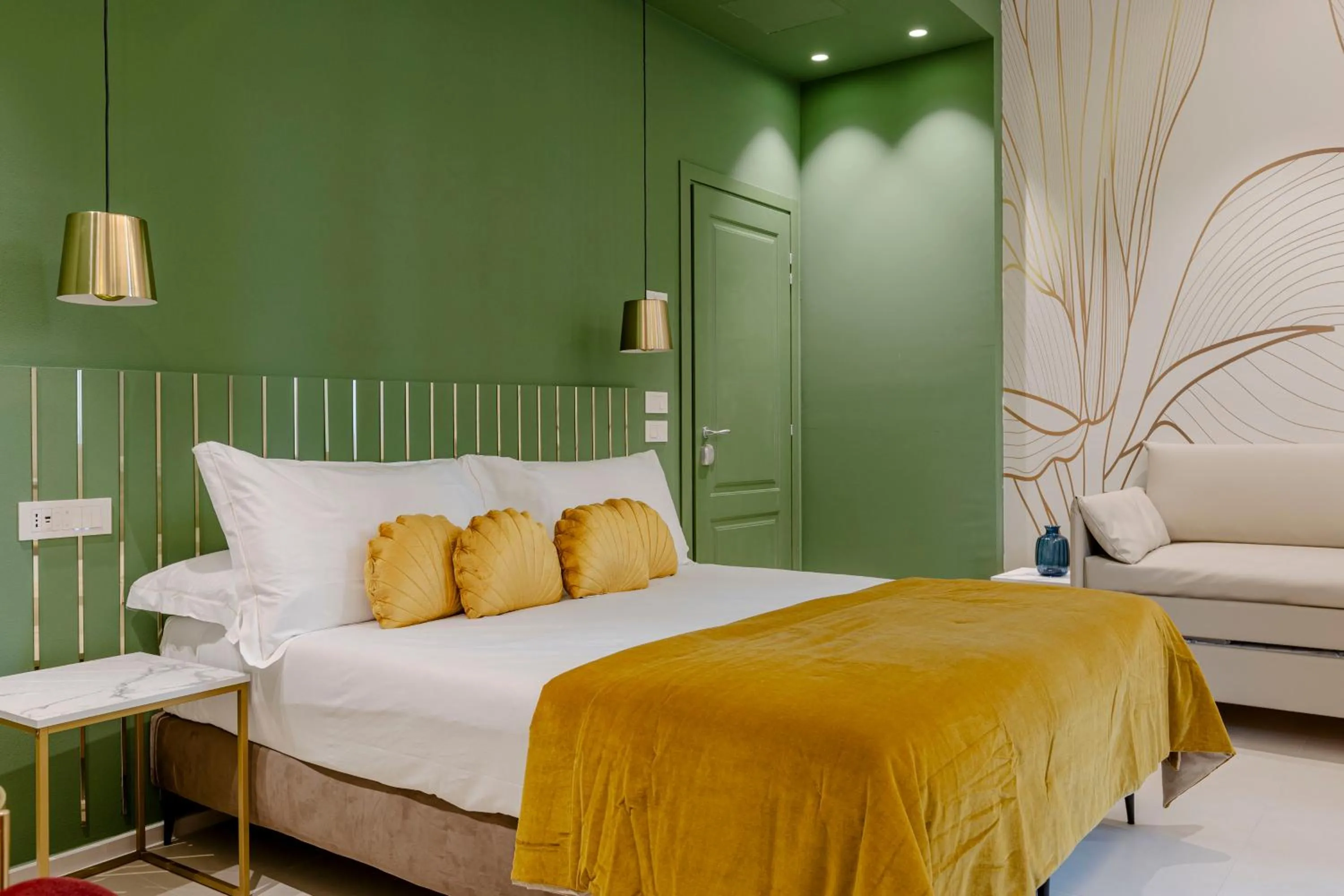 Bed in FLORENCE SEASONS B&B