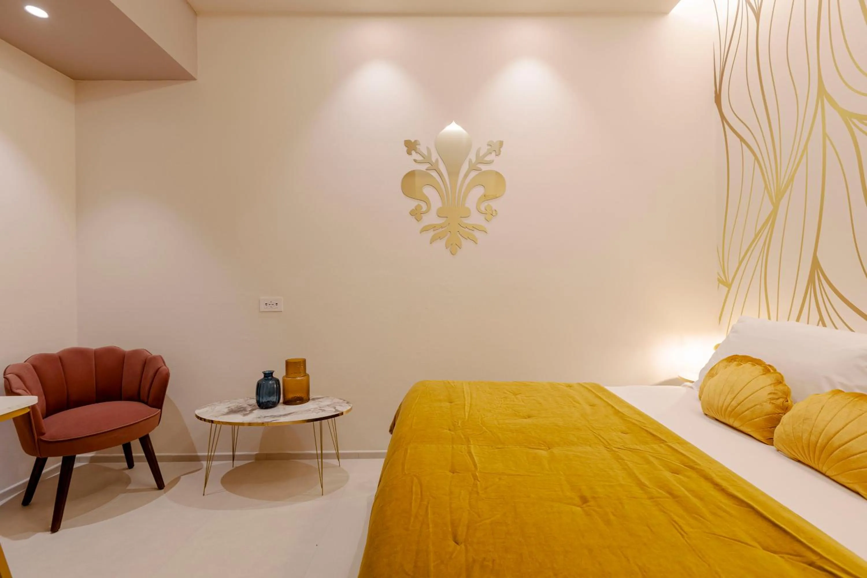 Bed in FLORENCE SEASONS B&B