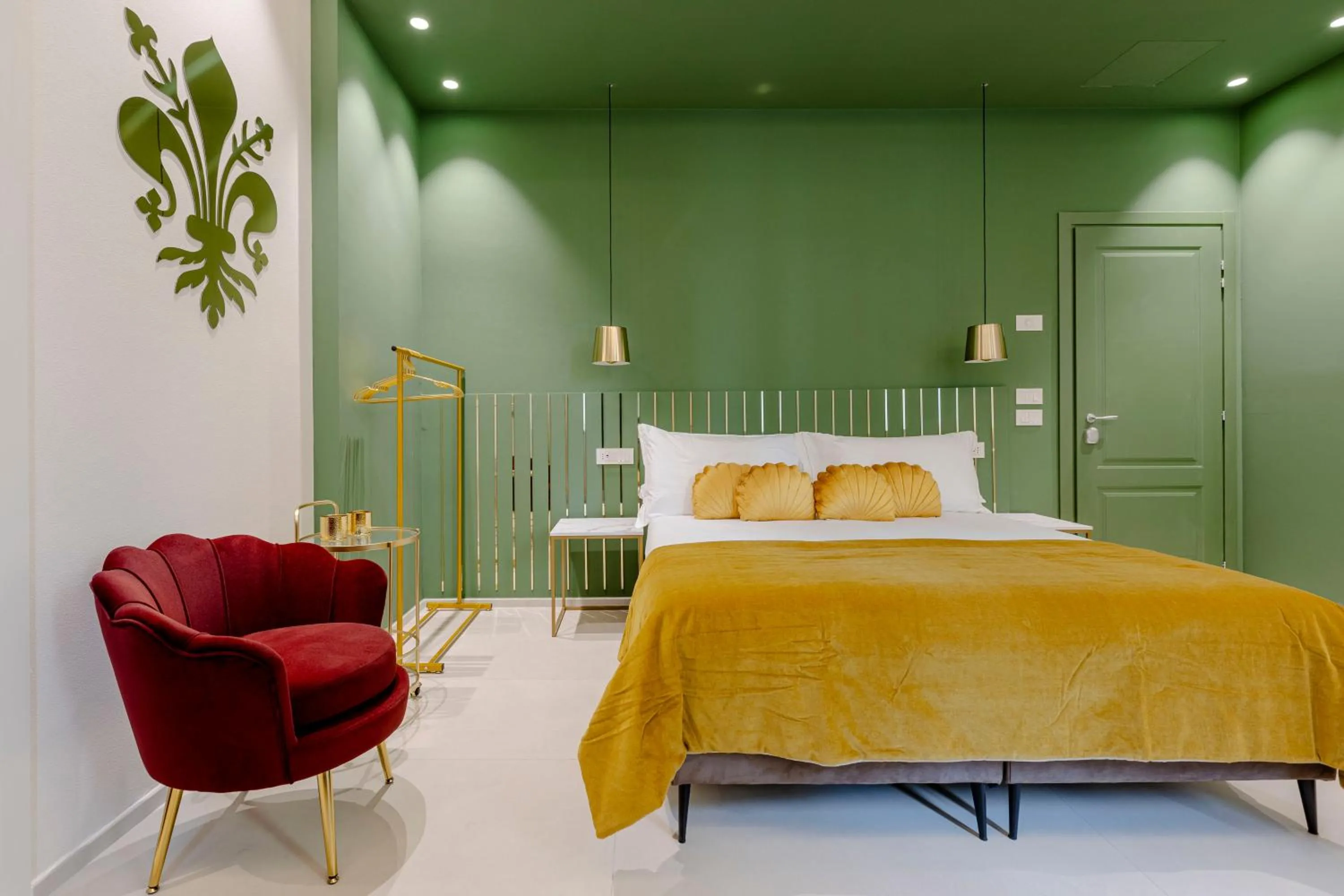 Bed in FLORENCE SEASONS B&B