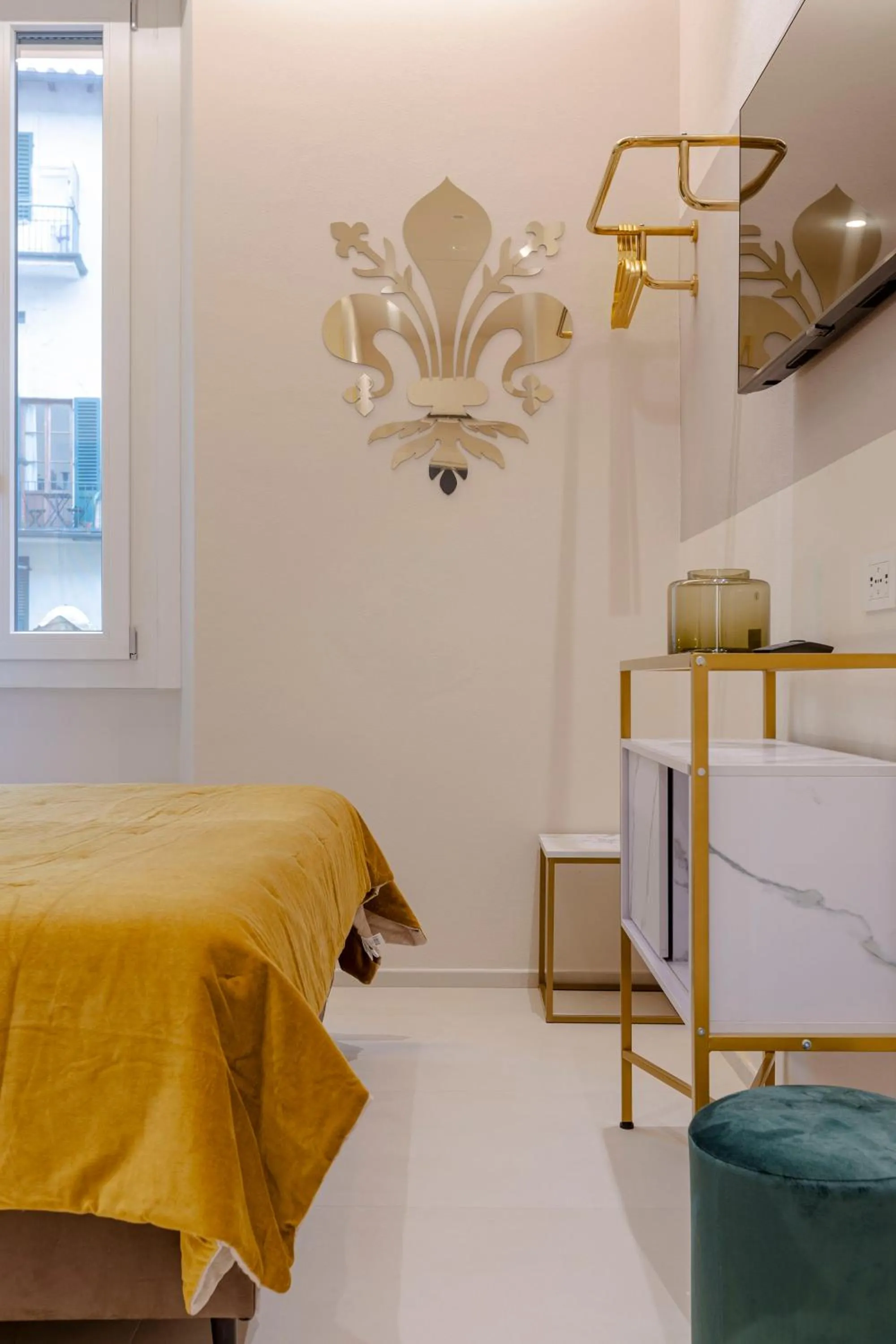 Bed in FLORENCE SEASONS B&B