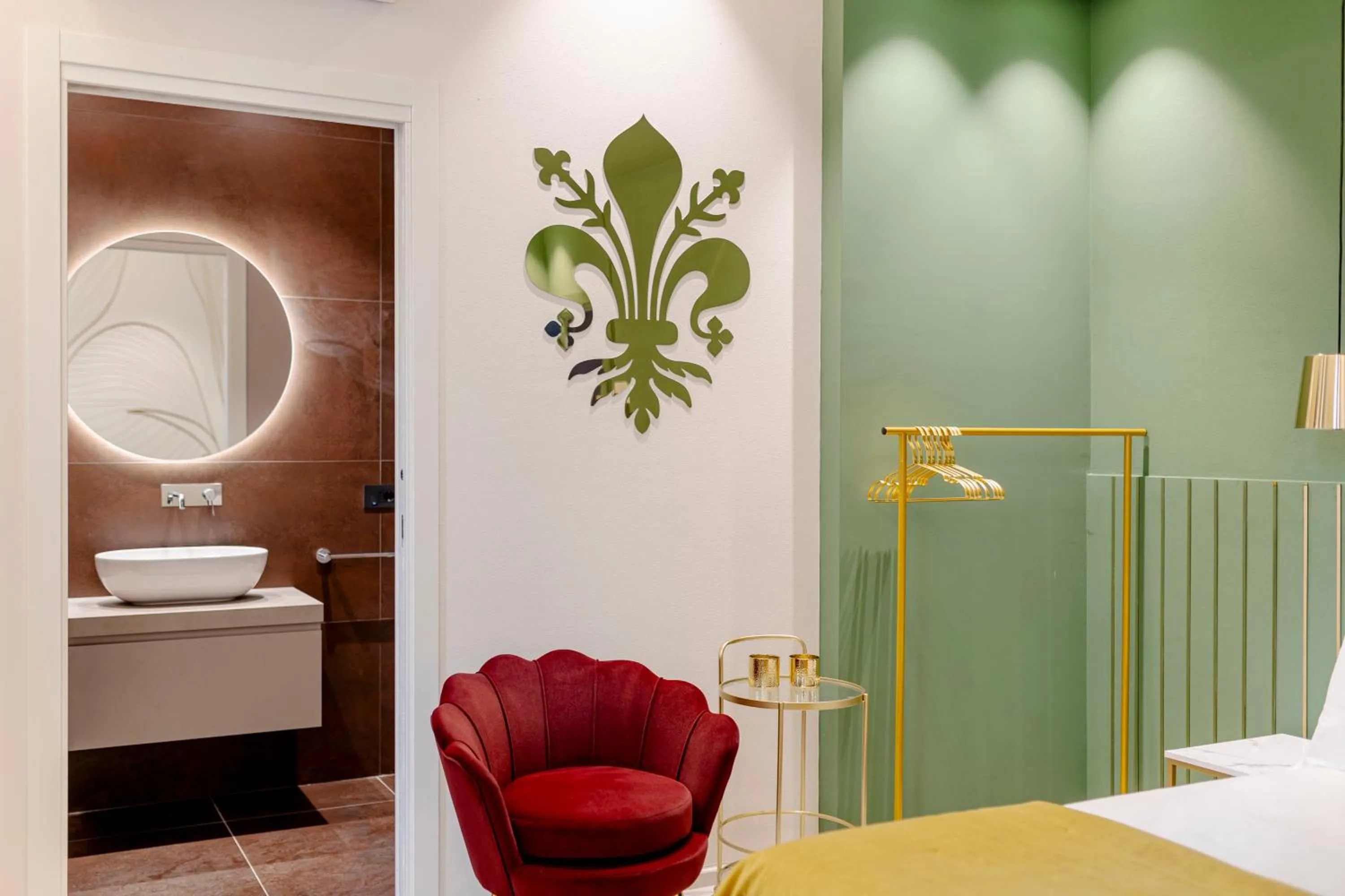 Bathroom, Bed in FLORENCE SEASONS B&B