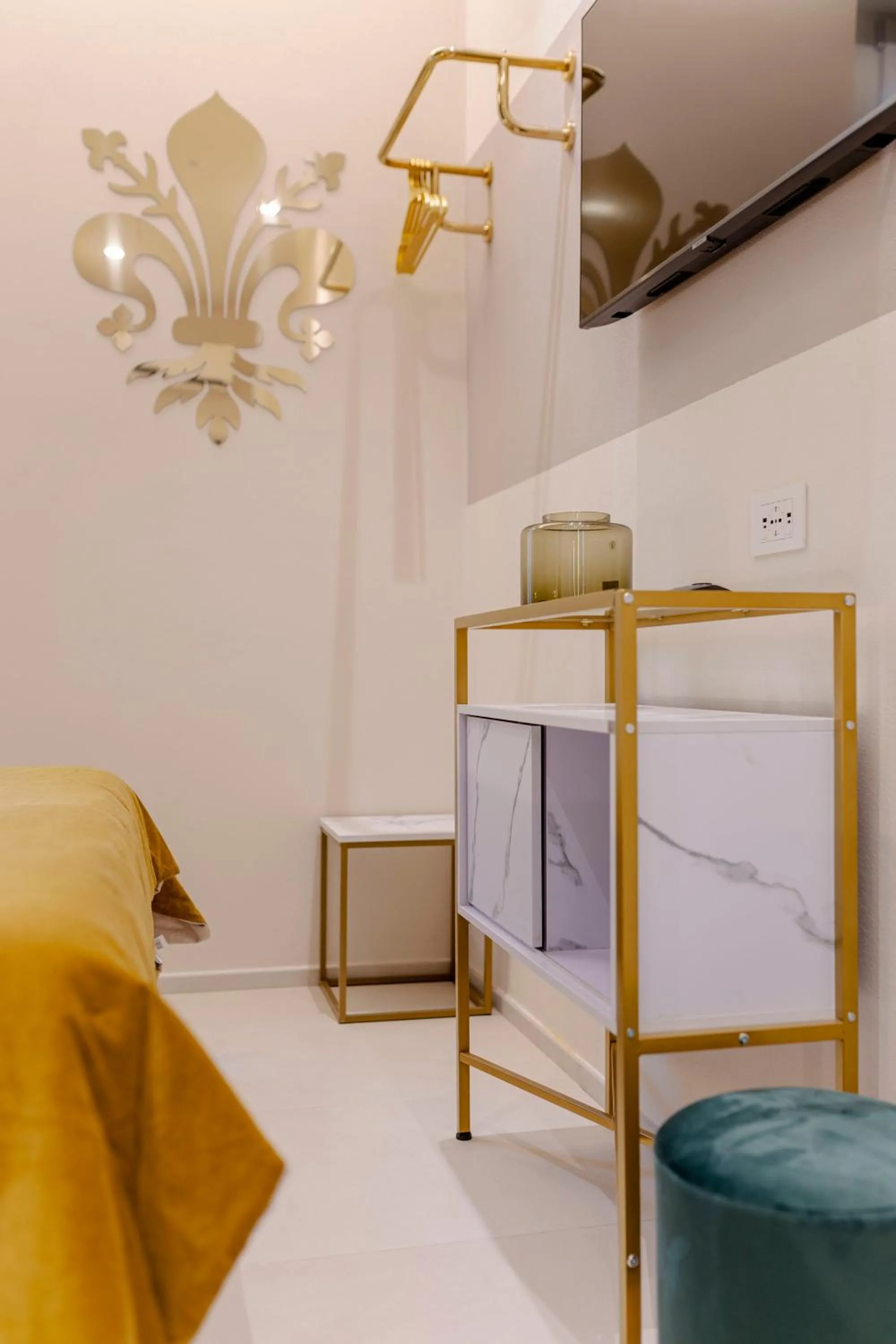 Bed in FLORENCE SEASONS B&B