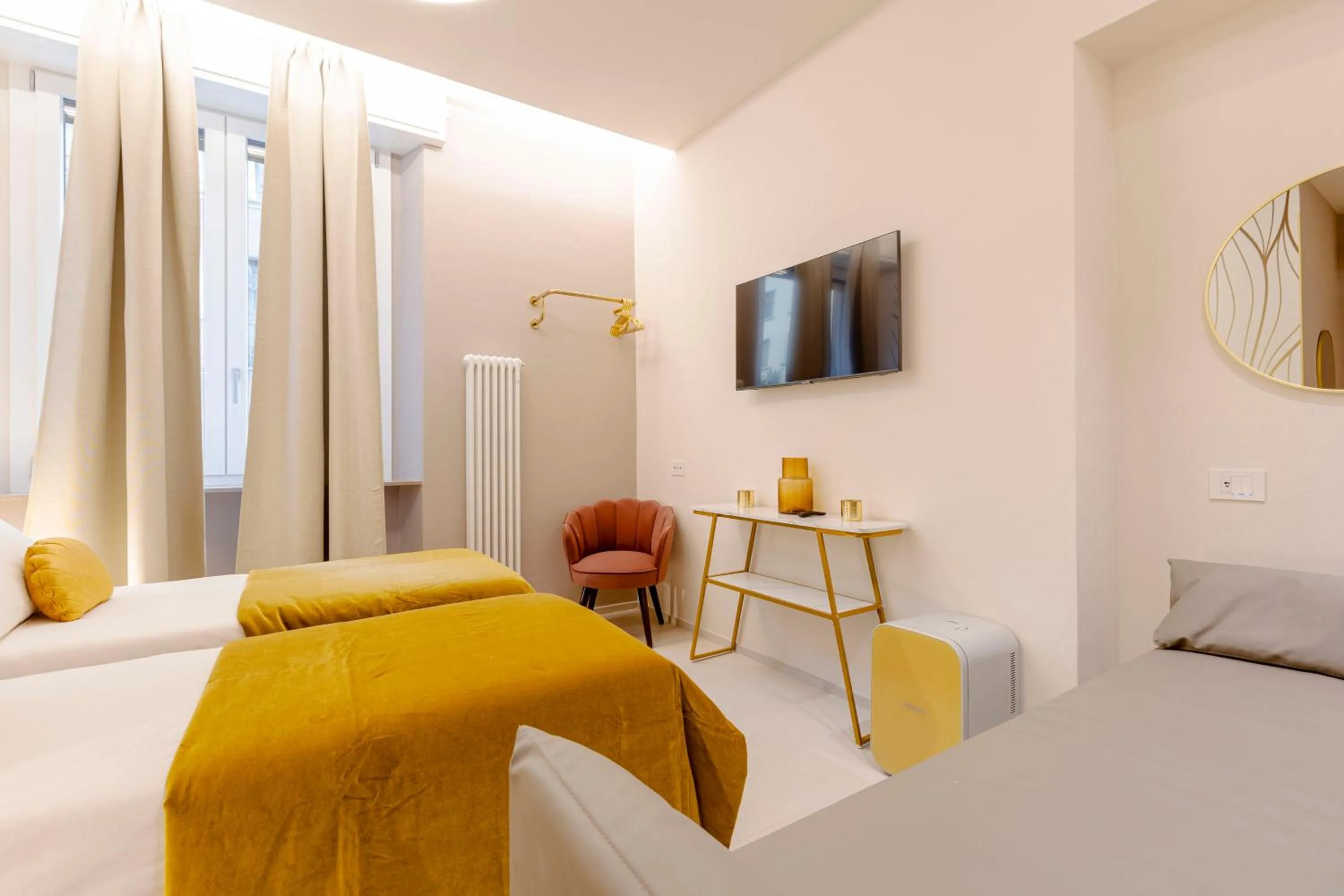 Bed in FLORENCE SEASONS B&B