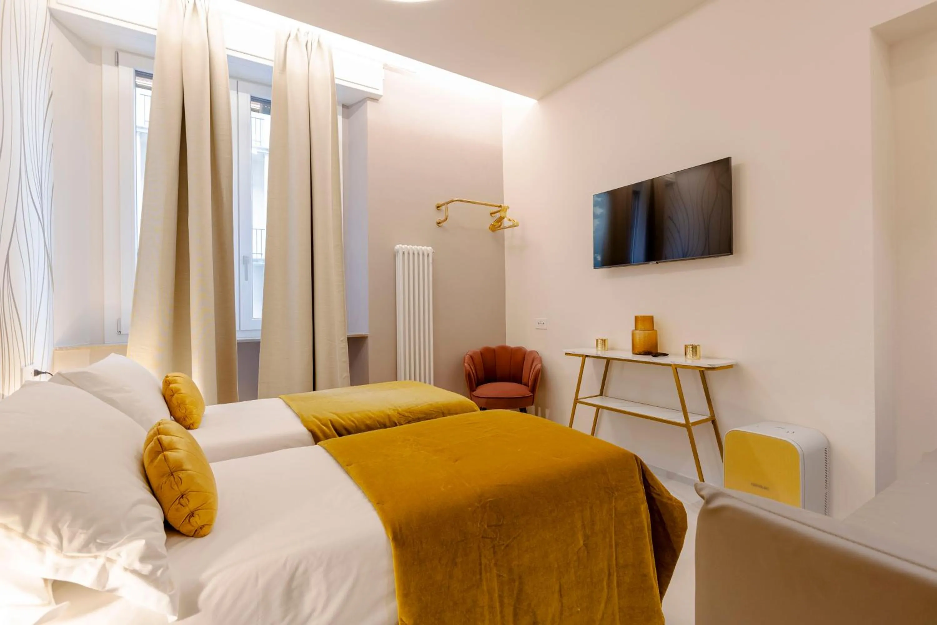 Bed in FLORENCE SEASONS B&B