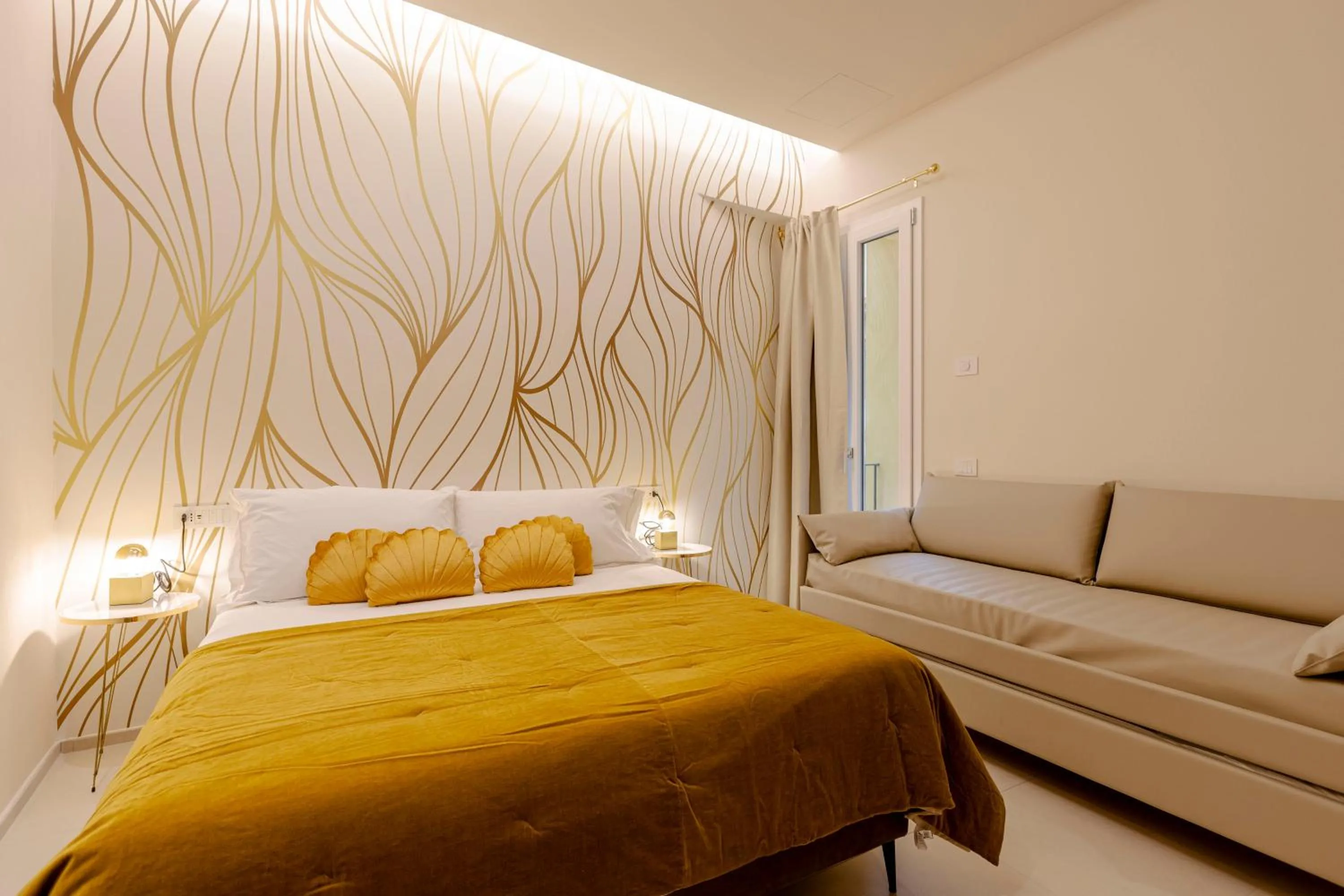 Bed in FLORENCE SEASONS B&B