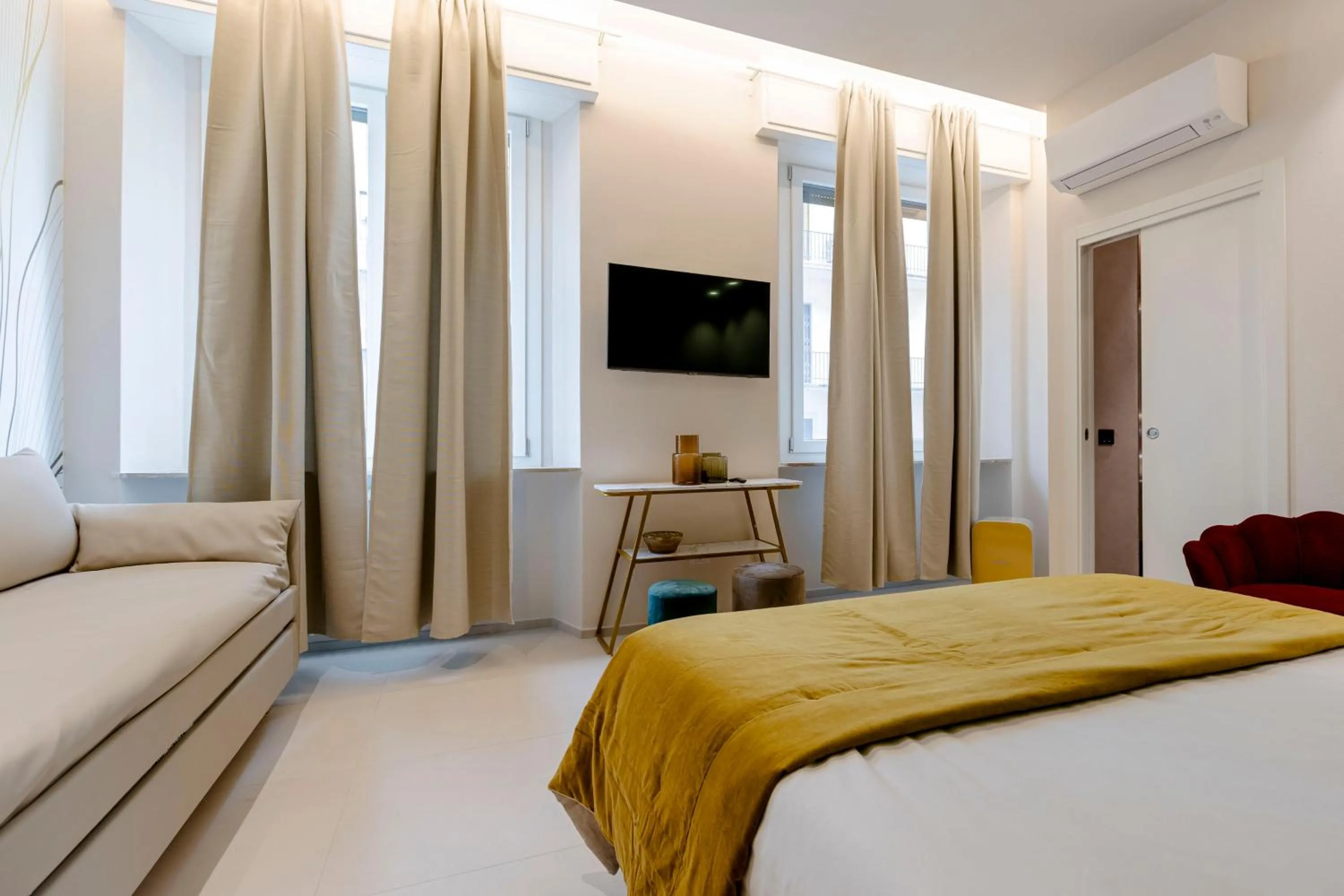 Bed in FLORENCE SEASONS B&B