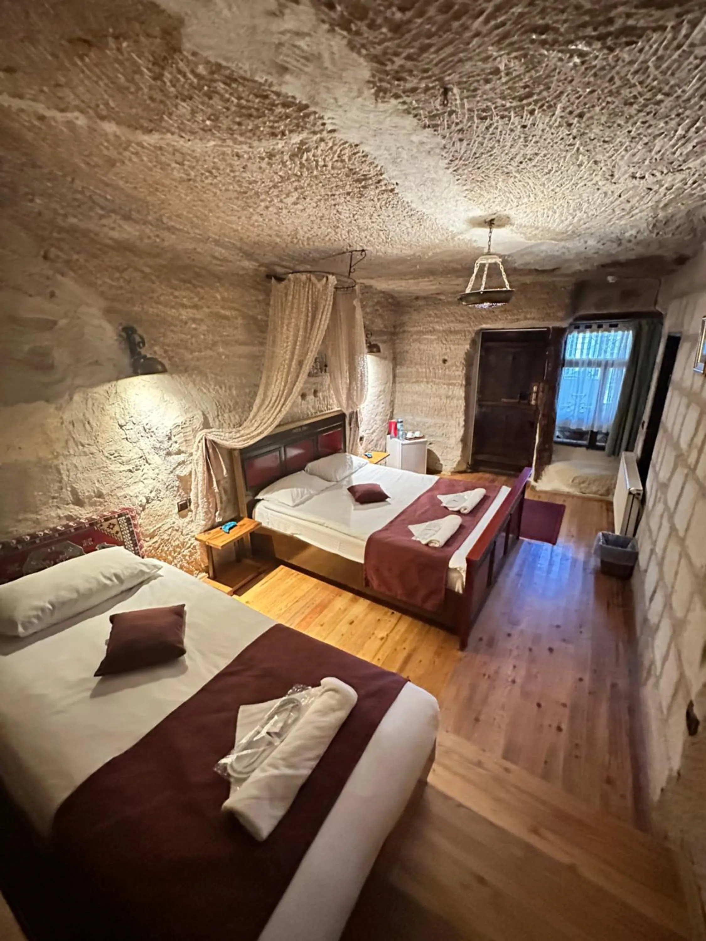 Bed in Turan Cappadocia Cave