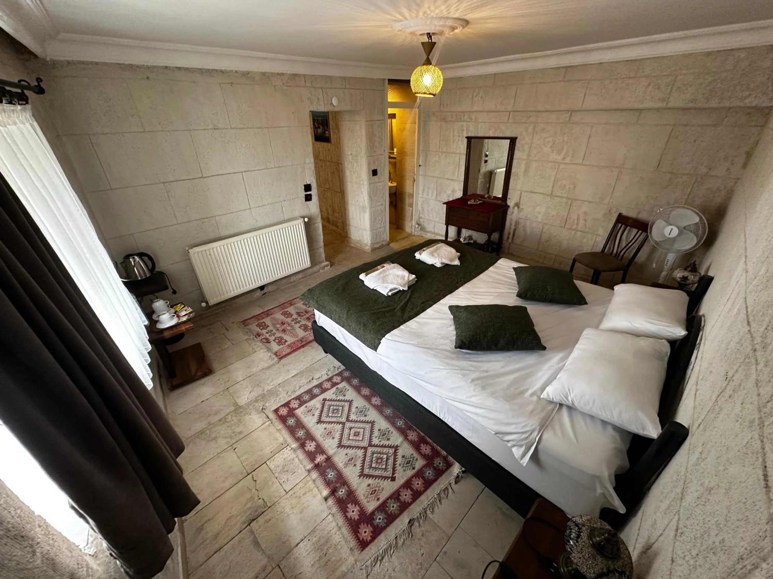 Bed in Turan Cappadocia Cave