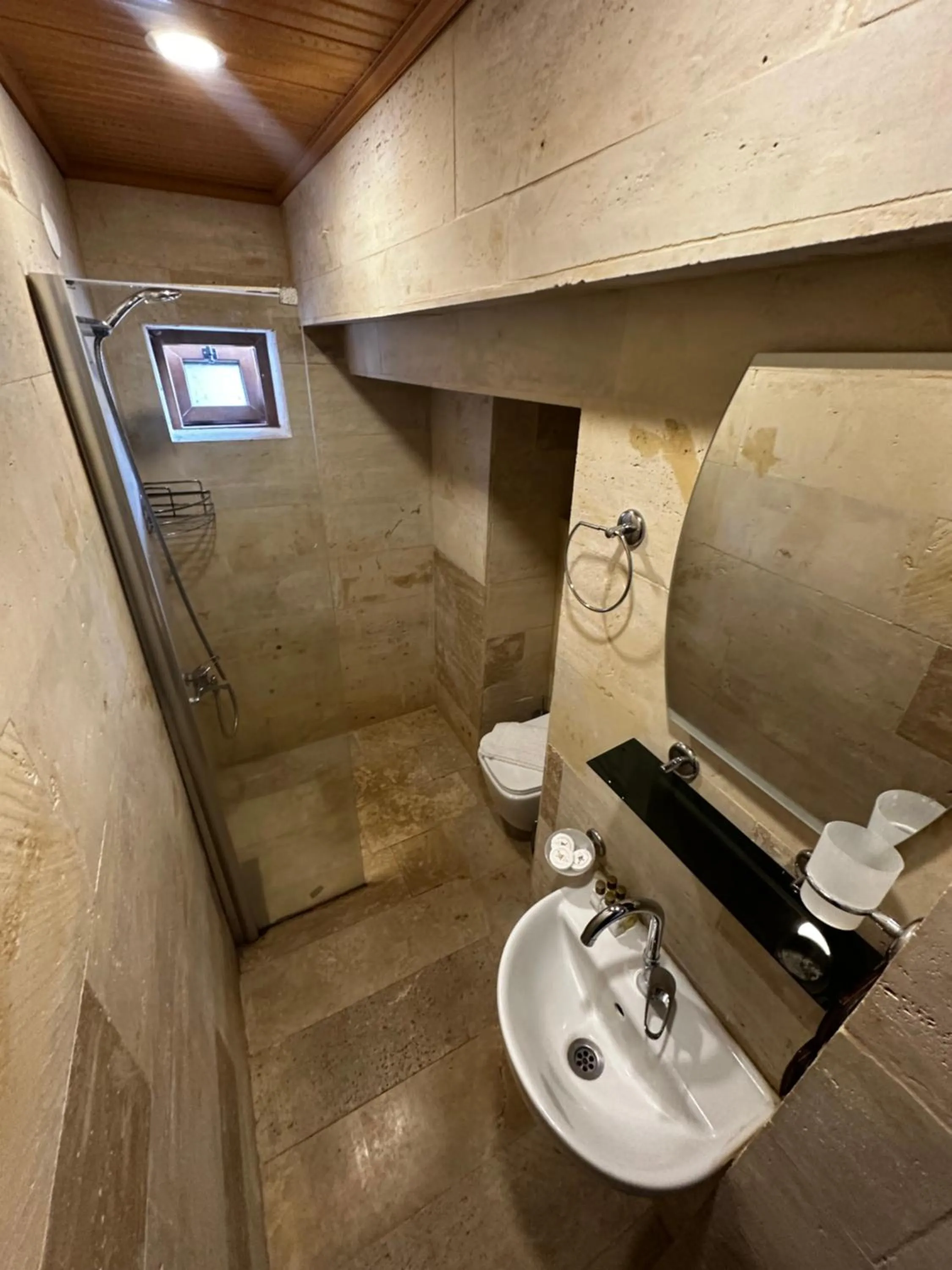 Shower in Turan Cappadocia Cave