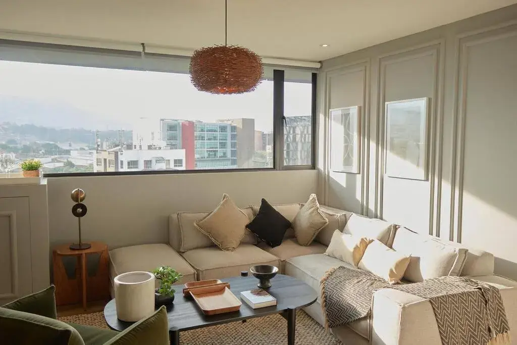 Living room in Go Living Suites: Your Medellin Retreat Living room in Go Living Suites: Your Medellin Retreat