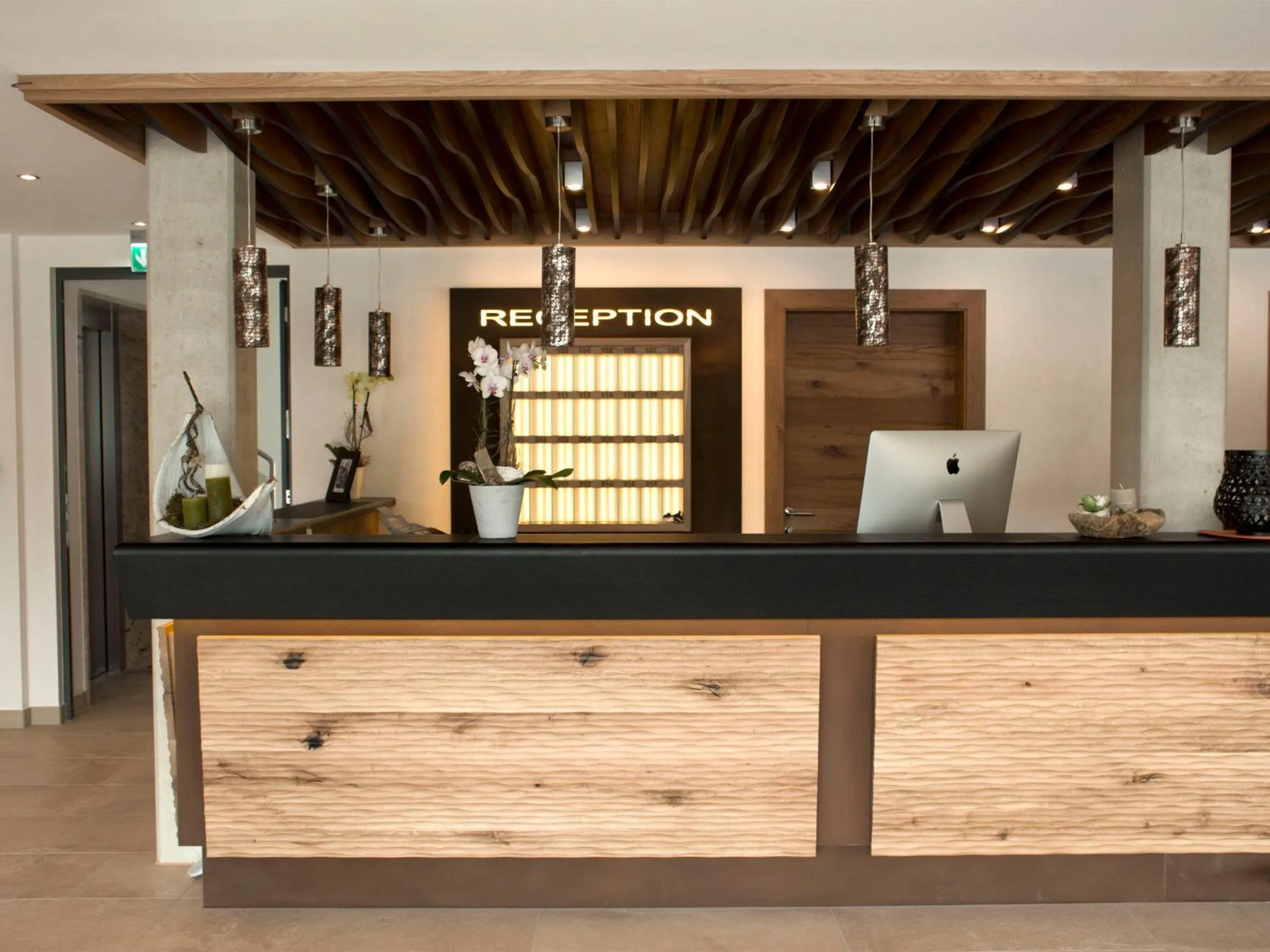 Lobby or reception in Alpenflair Hotel