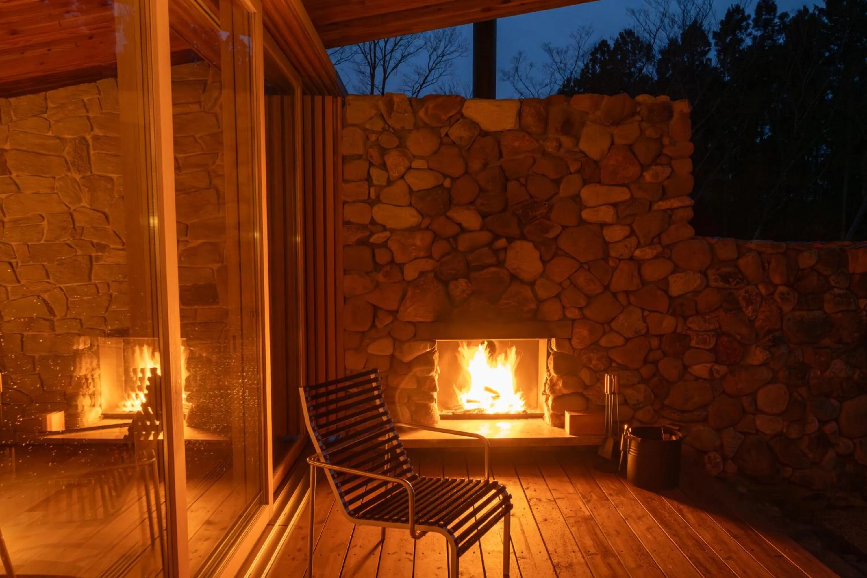 fireplace in nasu mukunone AUBERGE
