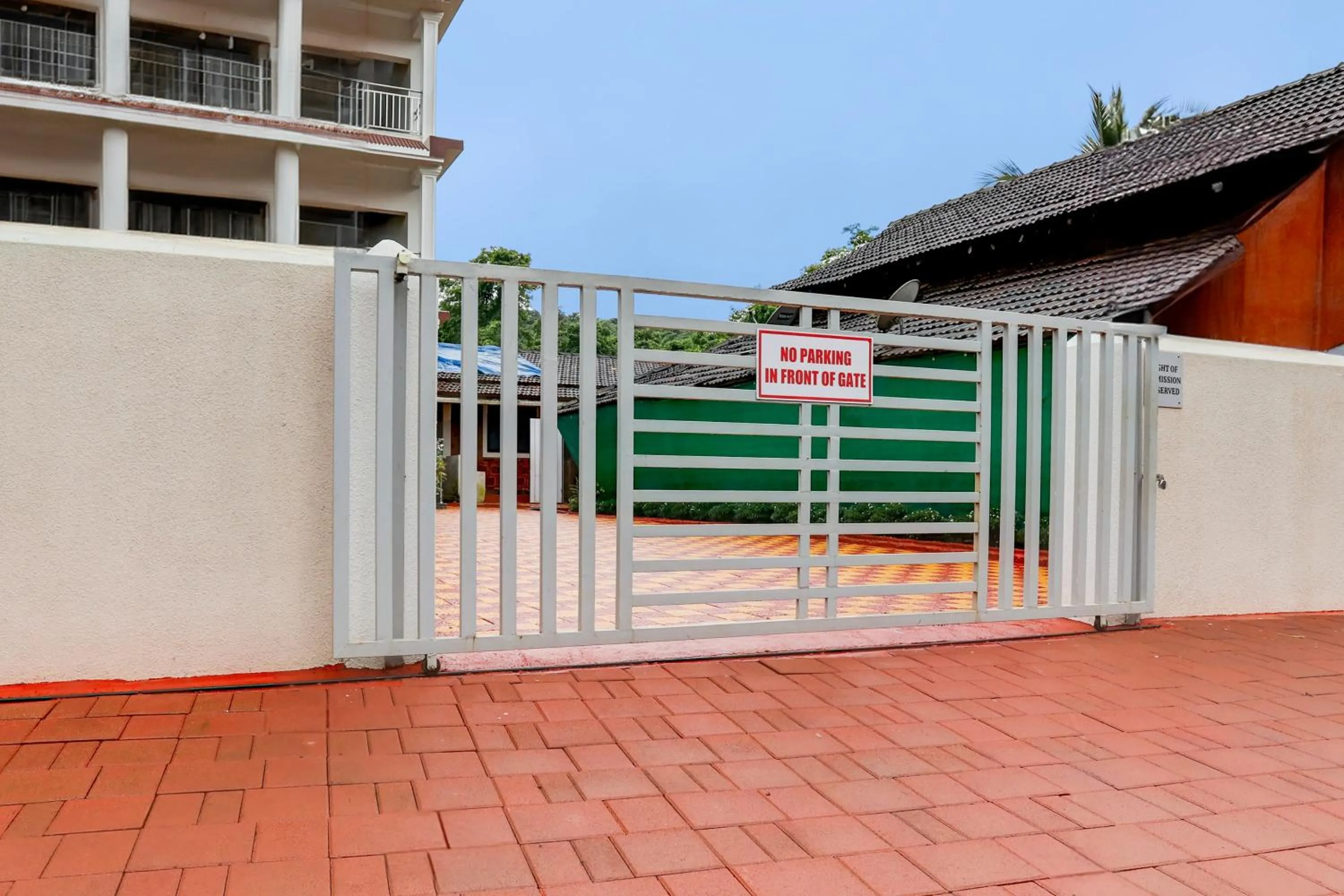 Facade/entrance in Hotel O Aqua Service Apartments
